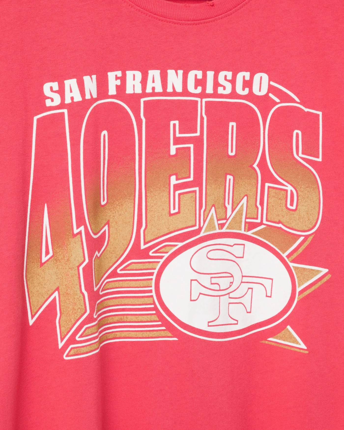 Women's San Francisco 49ers Vintage Tee sold by Junk Food Clothing product image thumbnail 3