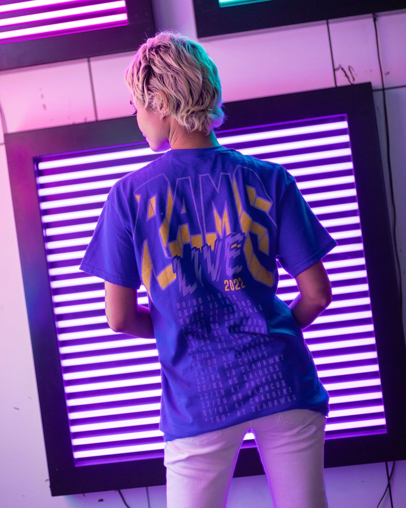 Rams Concert Fan Tee sold by Junk Food Clothing product image thumbnail 4