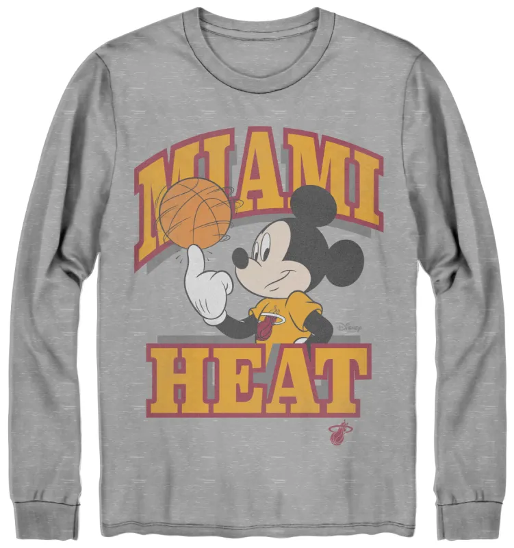 UNISEX HEAT MICKEY TEAM SPIRIT LONG SLEEVE sold by Junk Food Clothing