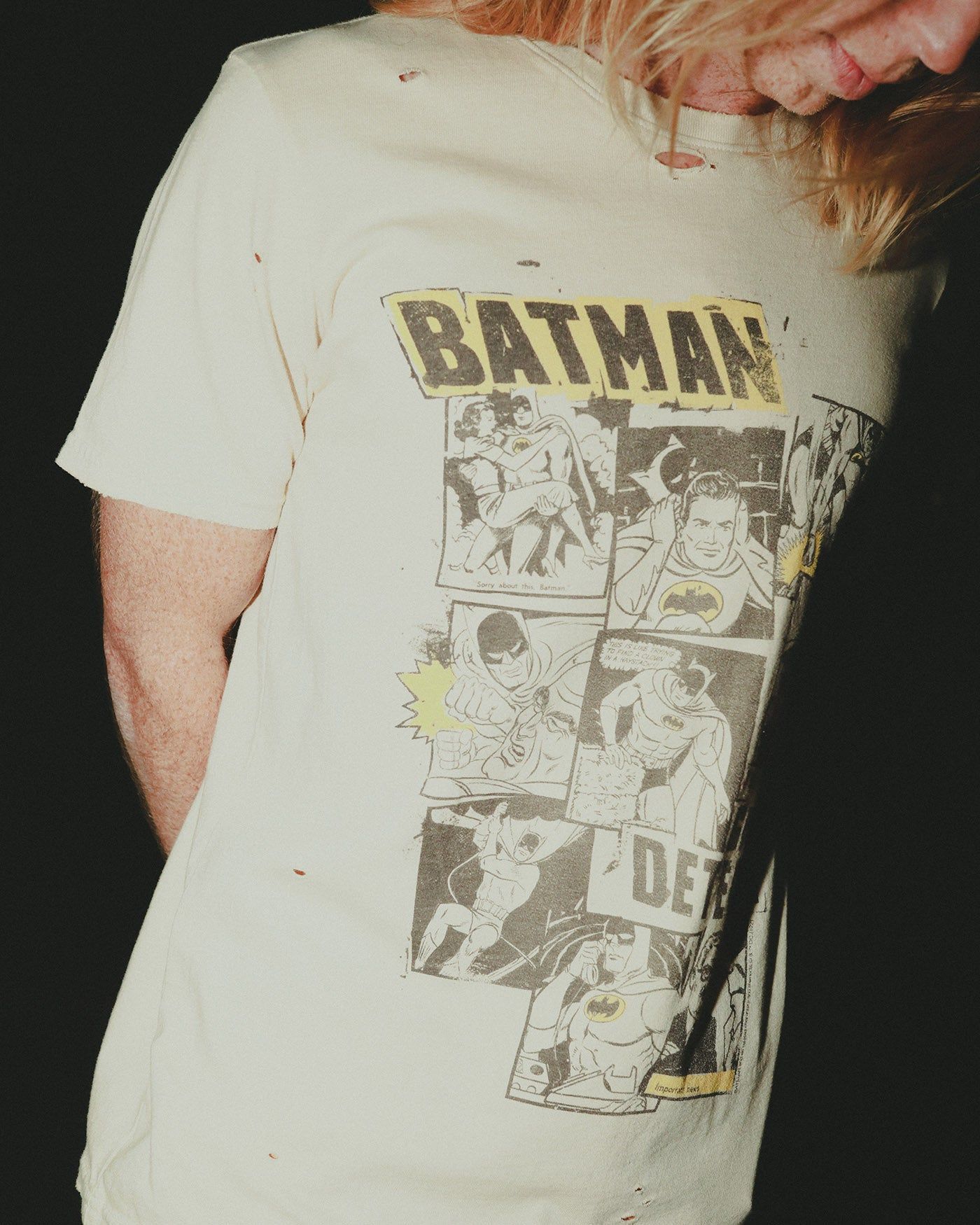 BATMAN™ Panel Collage Vintage Destroy Tee sold by Junk Food Clothing product image thumbnail 4