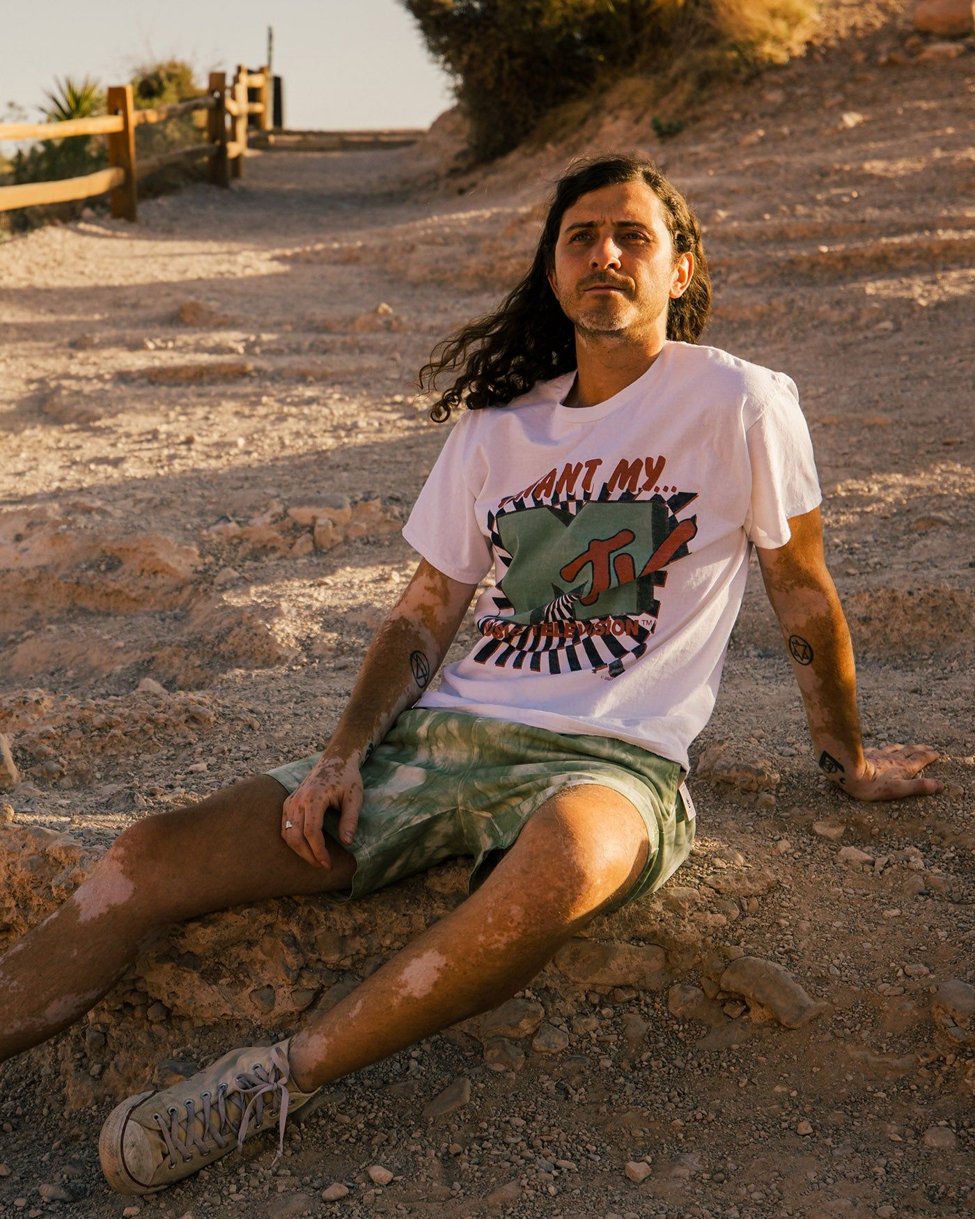 Tie Dye Festival Shorts sold by Junk Food Clothing product image thumbnail 2