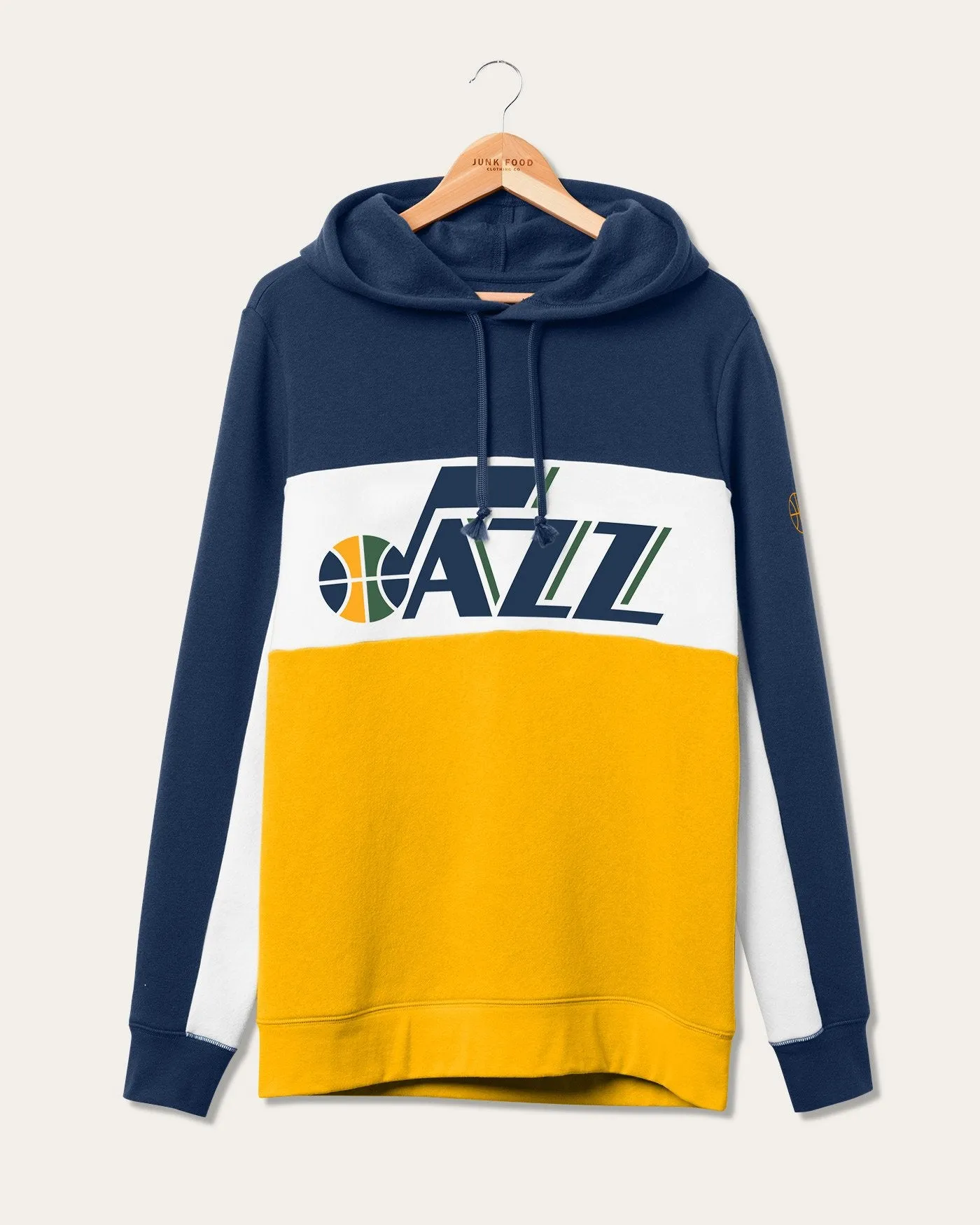 NBA Utah Jazz Colorblock Hoodie sold by Junk Food Clothing