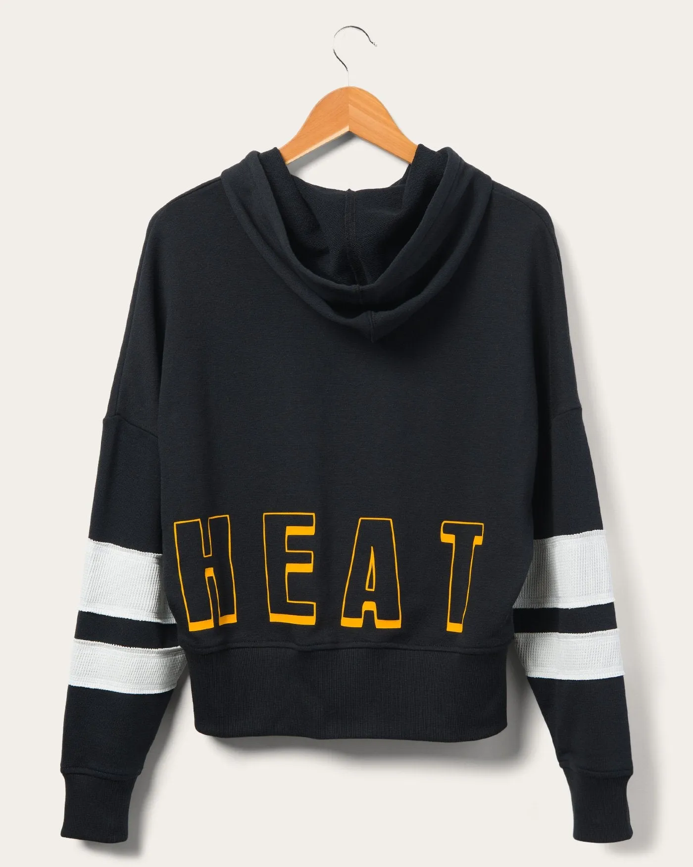 Women's Heat Overtime Striped Fleece Hoodie sold by Junk Food Clothing product image thumbnail 2