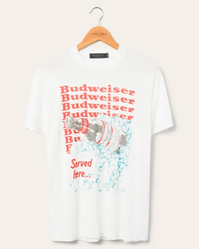 Women's Budweiser Ice Vintage Tissue Tee sold by Junk Food Clothing