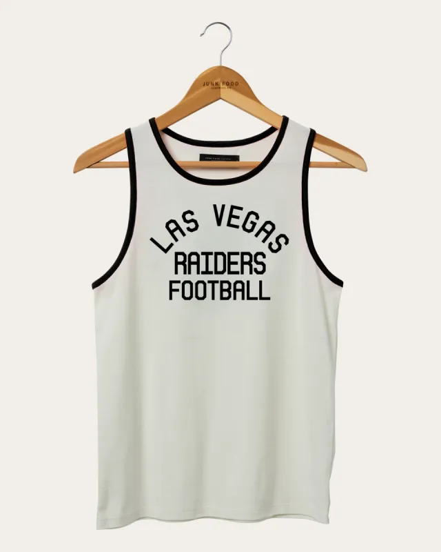 Women's NFL Las Vegas Raiders Pop Binding Rib Tank sold by Junk Food Clothing