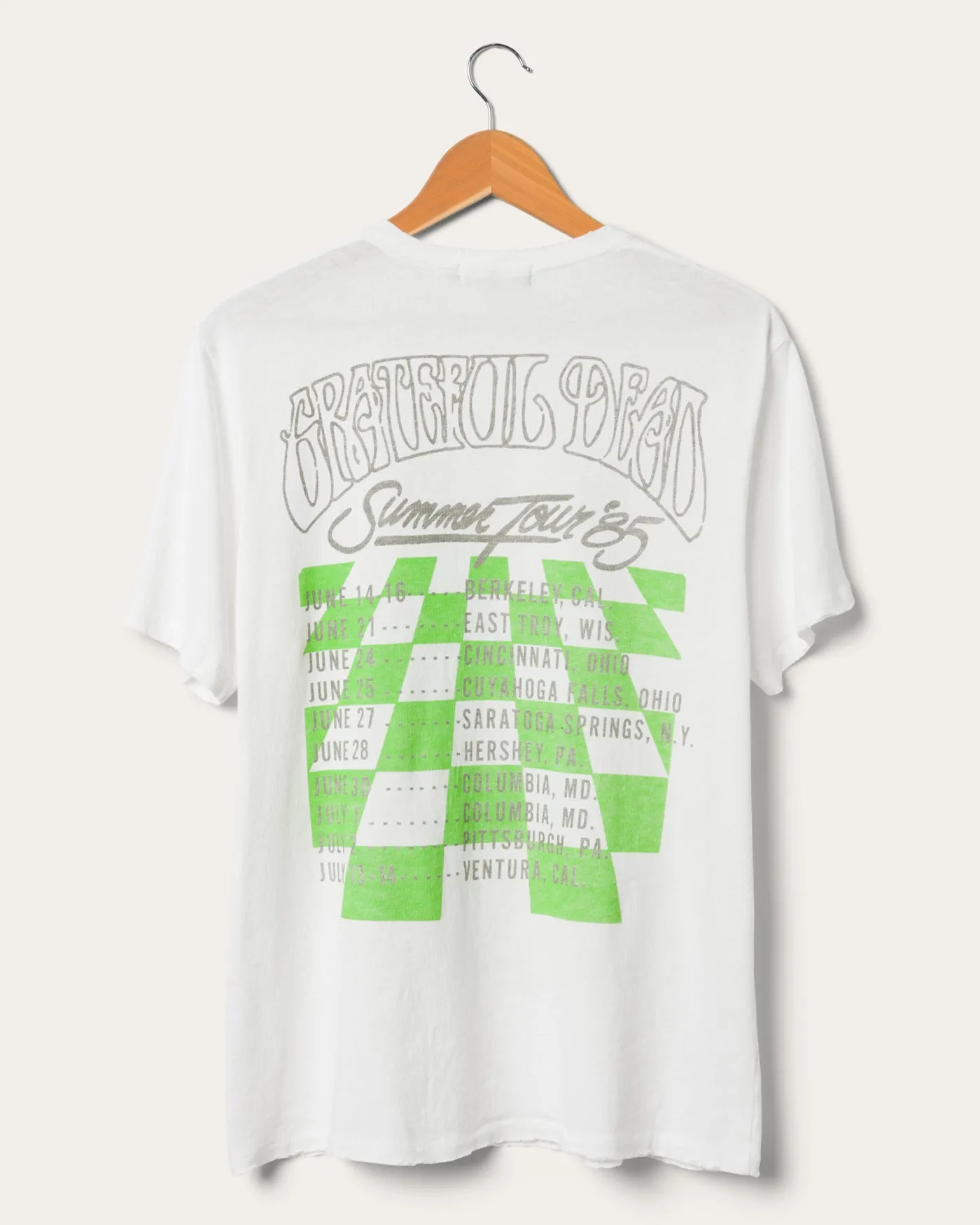 Grateful Dead Checkers Vintage Tee sold by Junk Food Clothing product image thumbnail 5