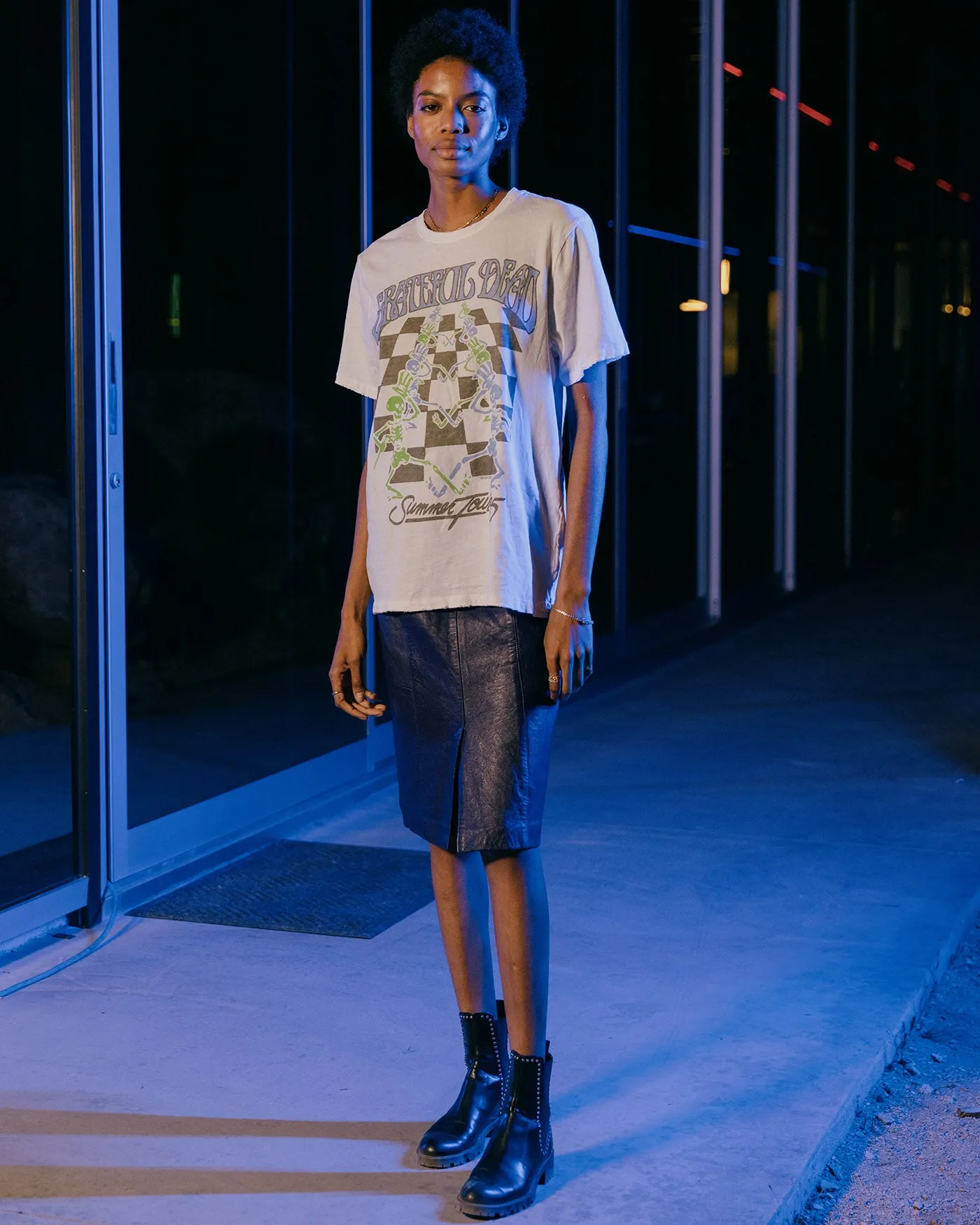 Grateful Dead Checkers Vintage Tee sold by Junk Food Clothing product image thumbnail 4