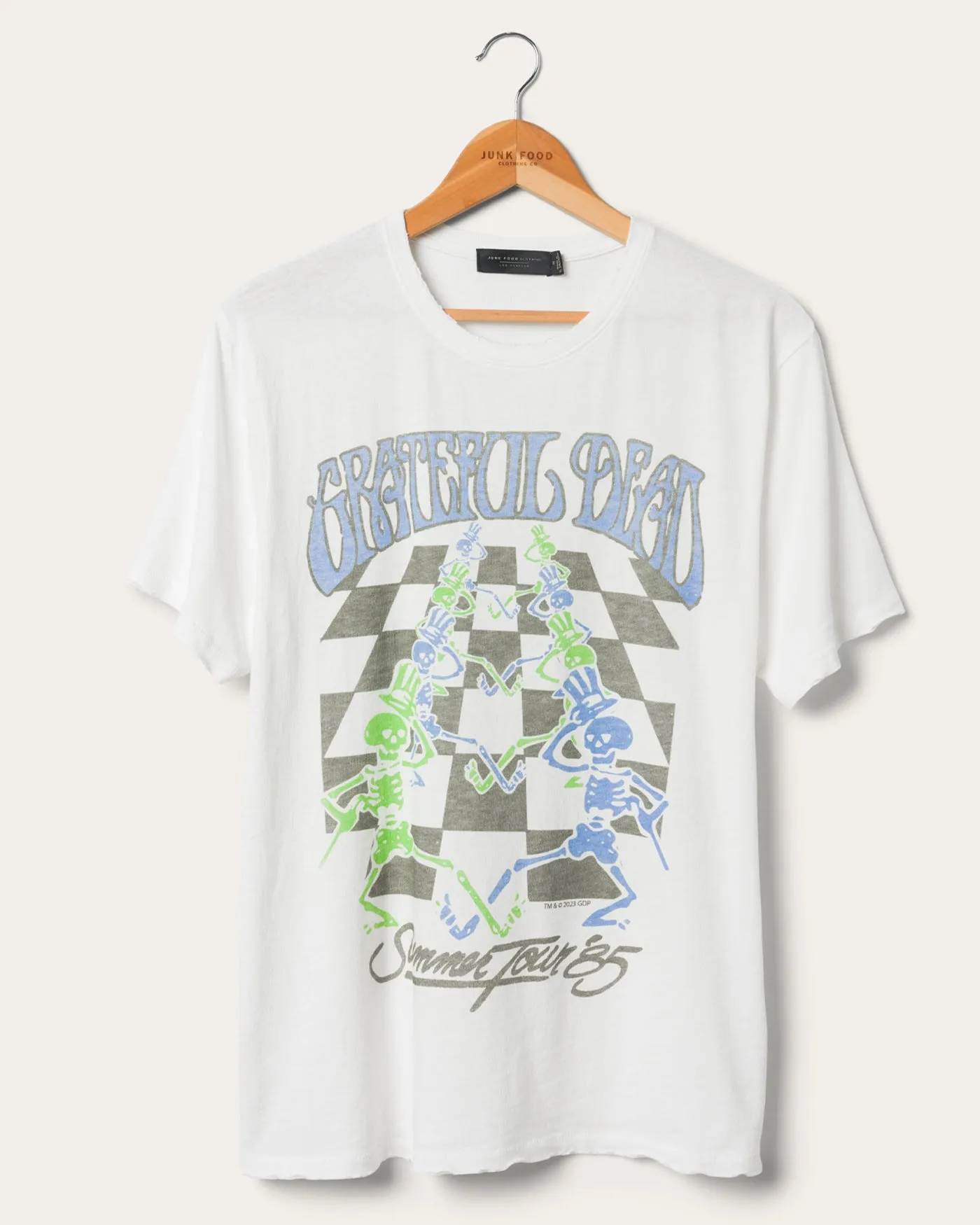 Grateful Dead Checkers Vintage Tee sold by Junk Food Clothing