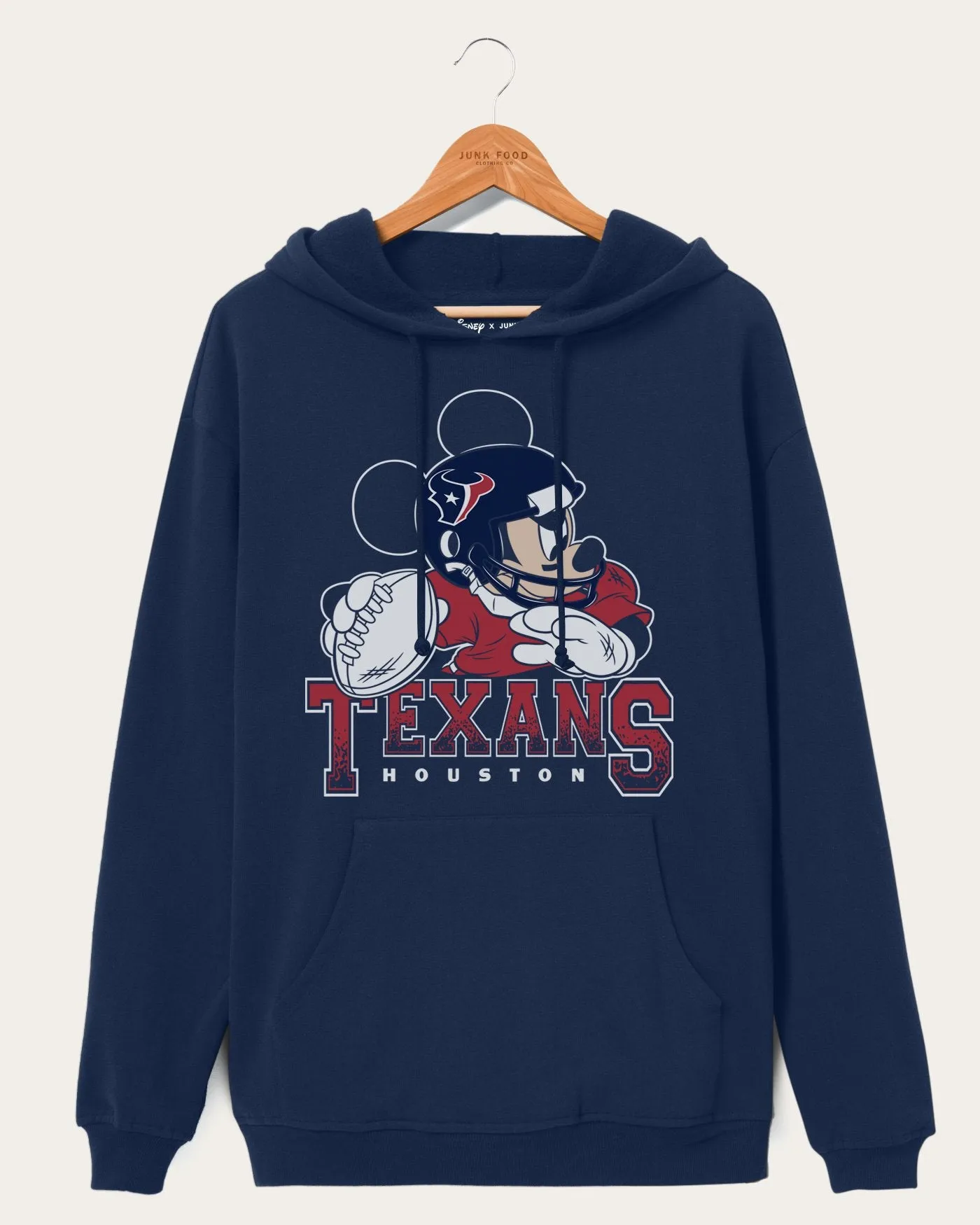 Texans Mickey QB Hoodie sold by Junk Food Clothing