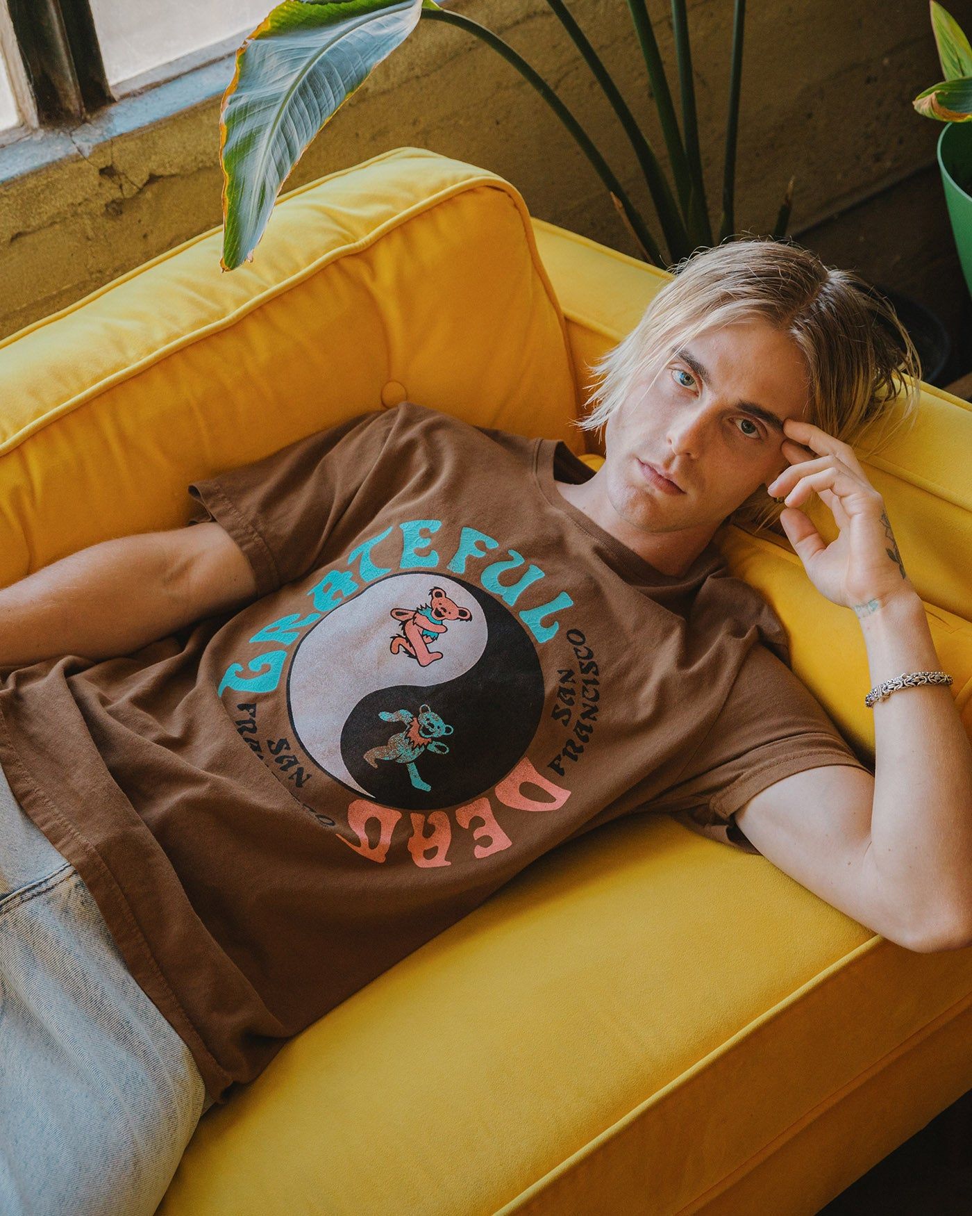 Grateful Dead Ying Yang Vintage Tee sold by Junk Food Clothing product image thumbnail 2