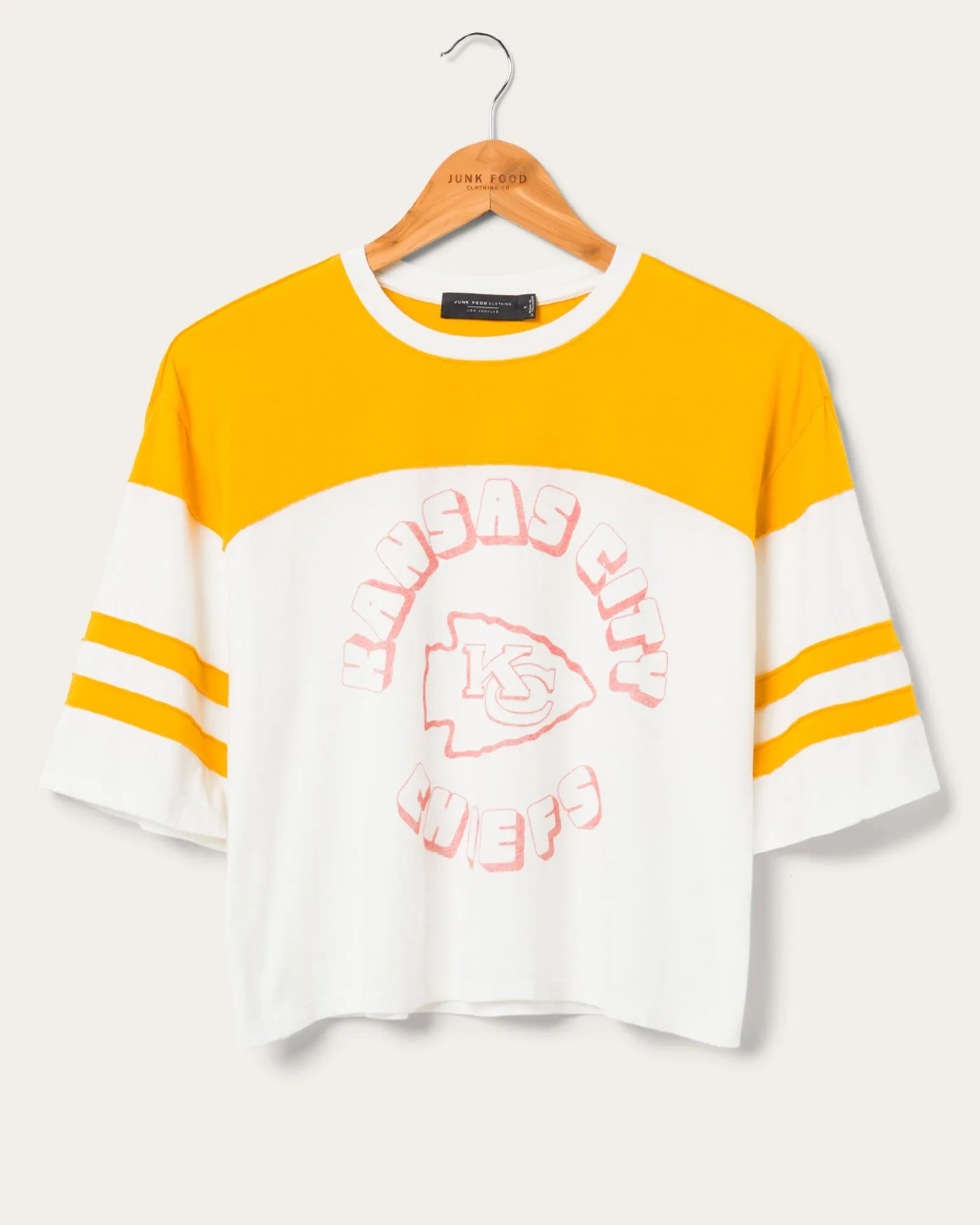 Womens Kansas City Chiefs Hail Mary Tee sold by Junk Food Clothing