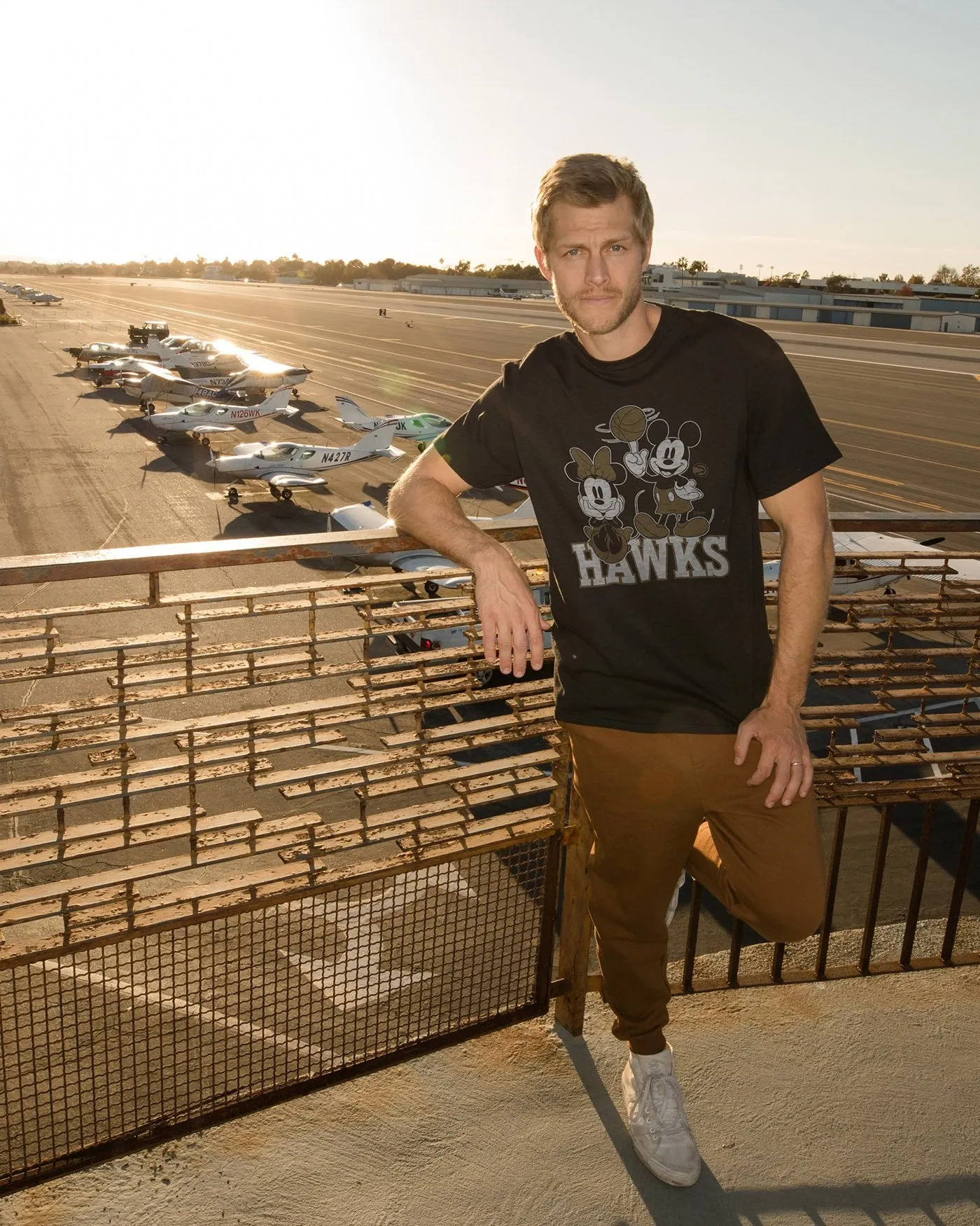 Unisex Hawks Mickey Minnie City Edition Tee sold by Junk Food Clothing product image thumbnail 4