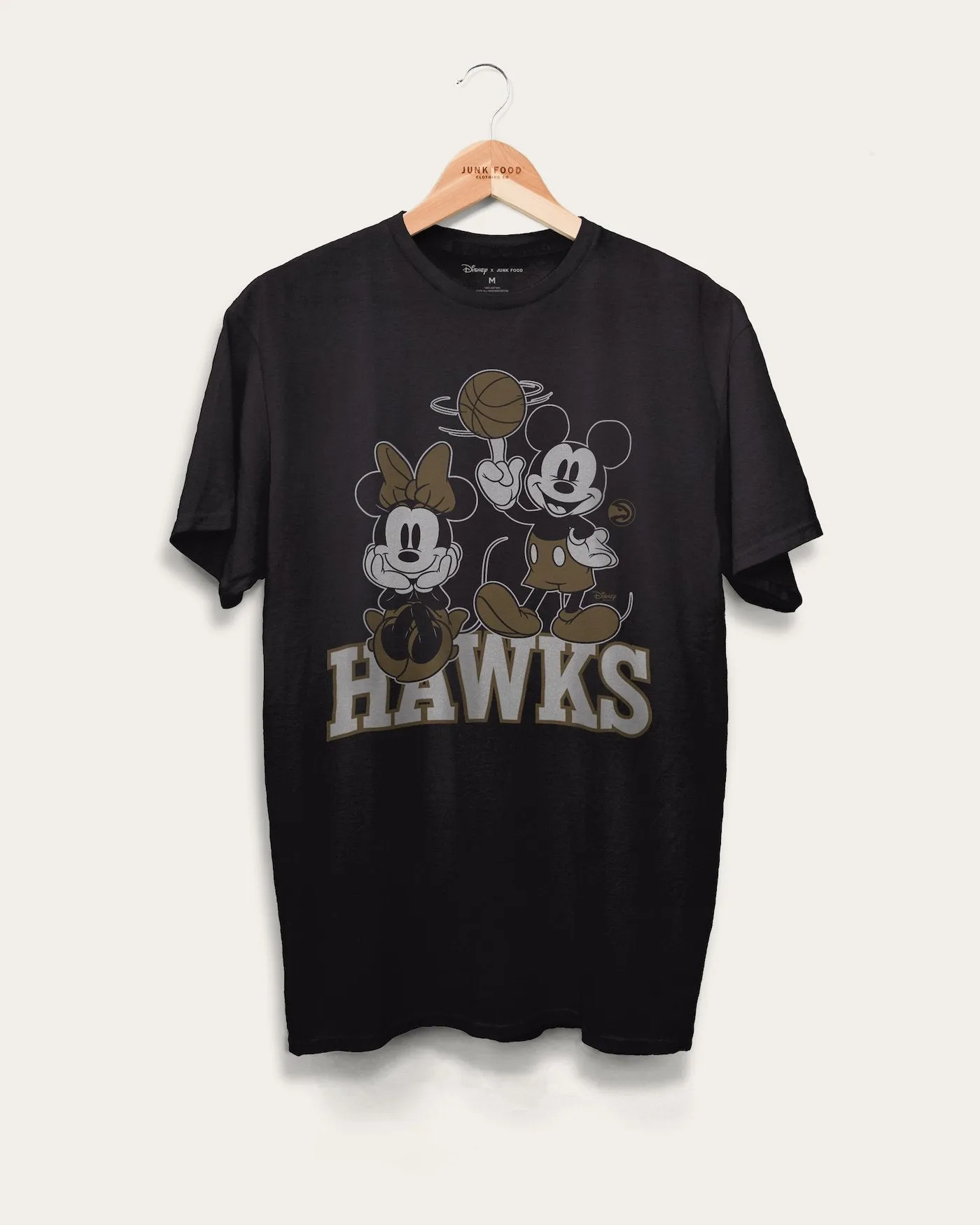 Unisex Hawks Mickey Minnie City Edition Tee sold by Junk Food Clothing