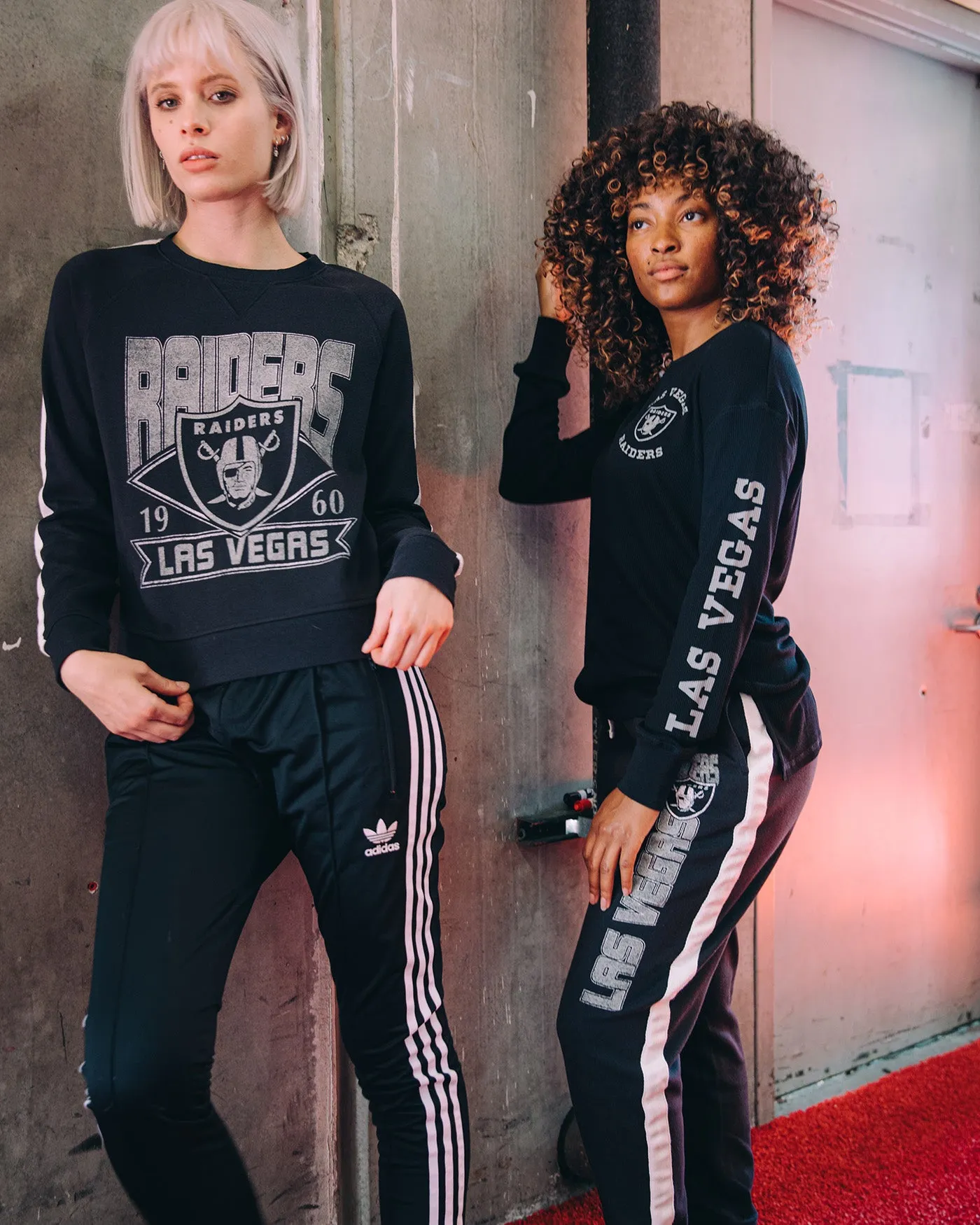 Womens Raiders Overtime Crew sold by Junk Food Clothing product image thumbnail 2