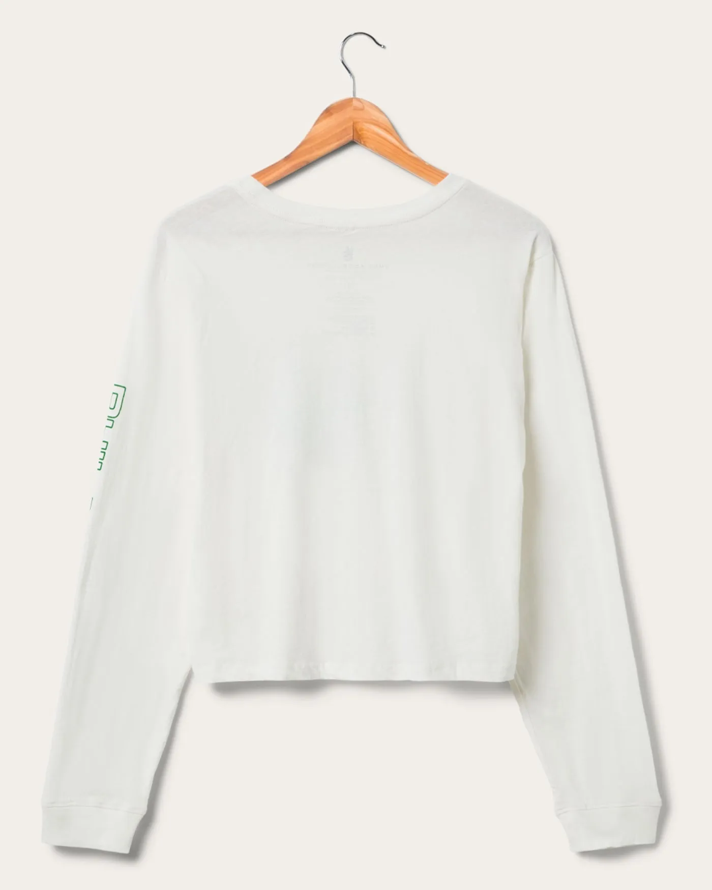 Women's Philadelphia Eagles Touchdown Long Sleeve Cropped Tee sold by Junk Food Clothing product image thumbnail 2