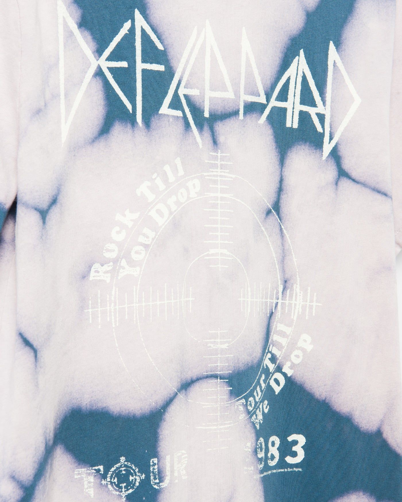 Def Leppard Rock Til You Drop Vintage Tee sold by Junk Food Clothing product image thumbnail 3