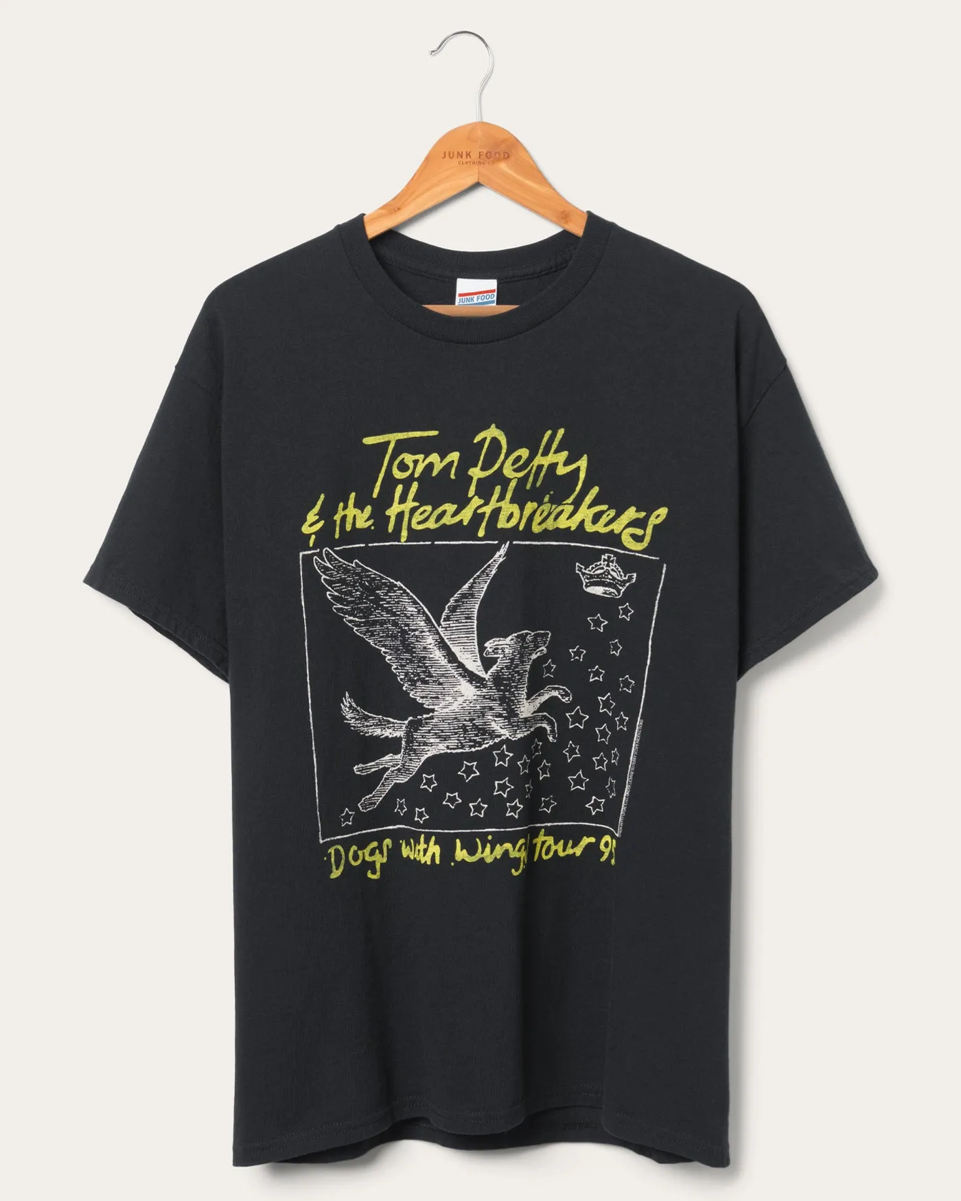 Tom Petty Dogs With Wings Tour '95 Flea Market Tee sold by Junk Food Clothing