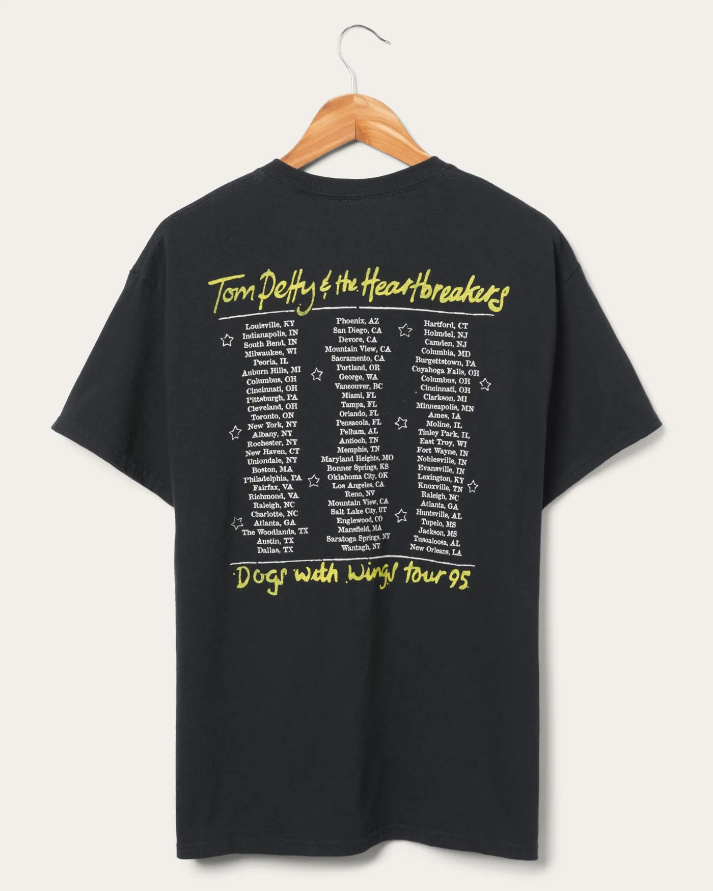 Tom Petty Dogs With Wings Tour '95 Flea Market Tee sold by Junk Food Clothing product image thumbnail 5