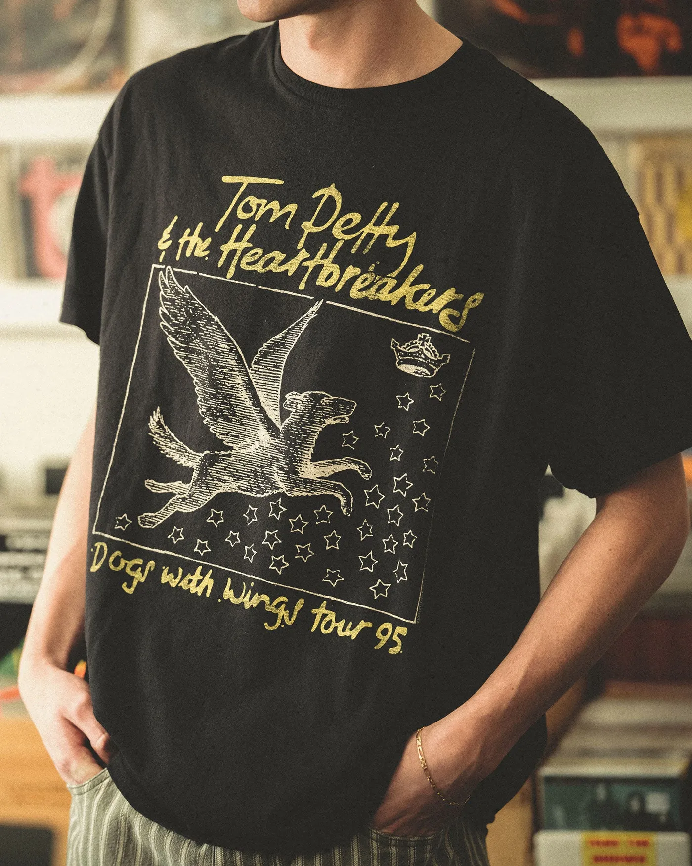 Tom Petty Dogs With Wings Tour '95 Flea Market Tee sold by Junk Food Clothing product image thumbnail 3