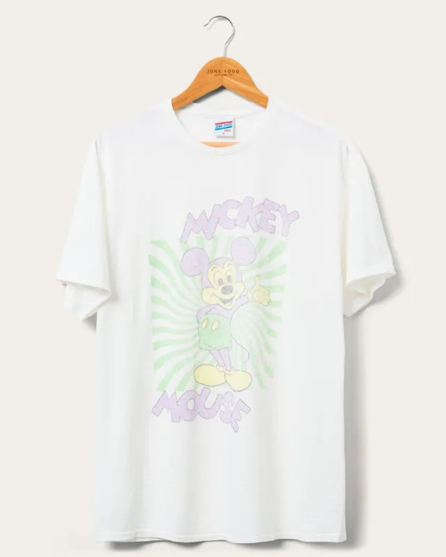 Mickey Mouse Spiral Flea Market Tee sold by Junk Food Clothing