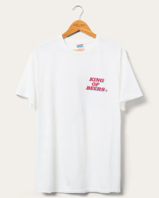 Budweiser King of Beers Flea Market Tee sold by Junk Food Clothing