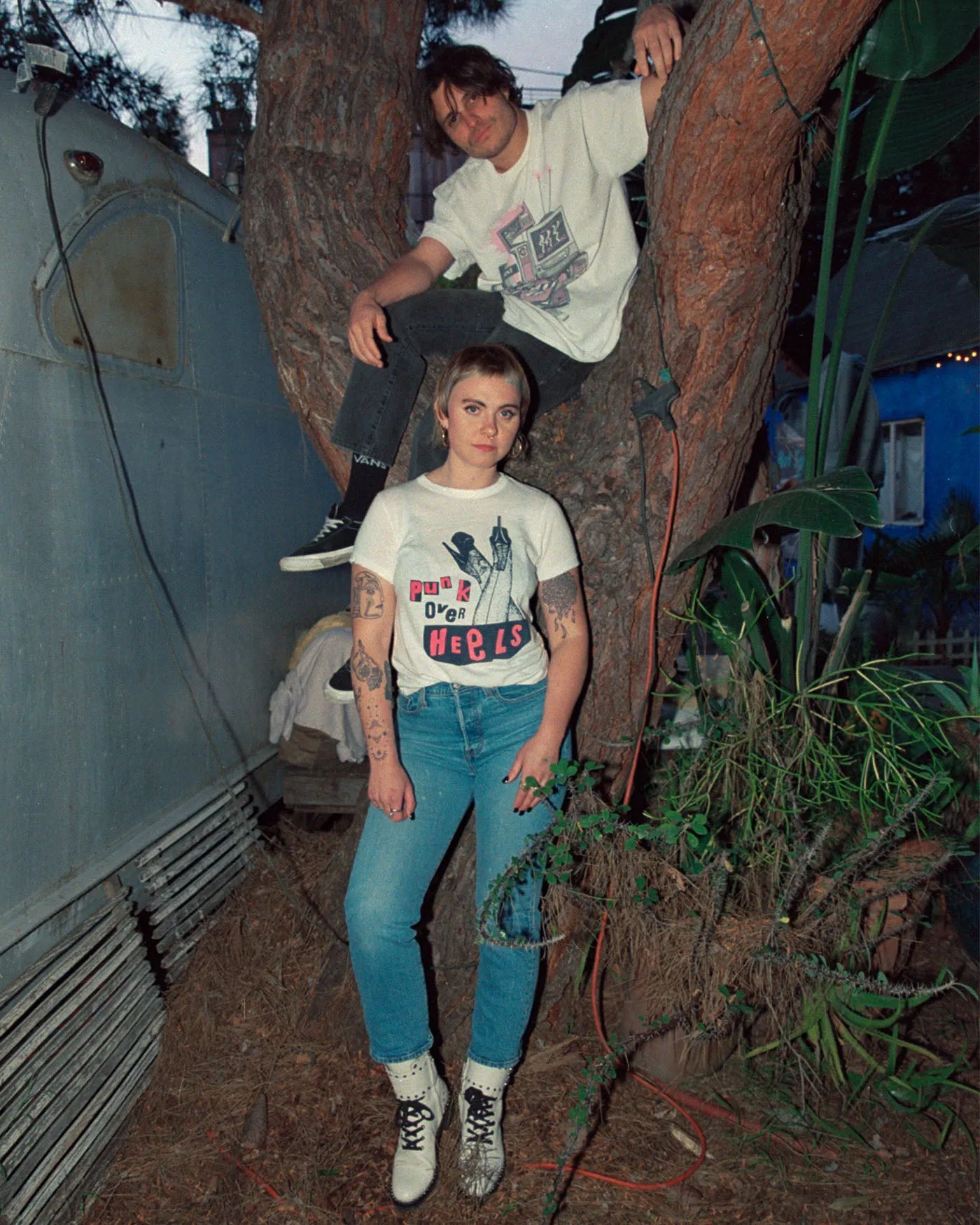 Women's Punk Over Heels Original Tee sold by Junk Food Clothing product image thumbnail 3