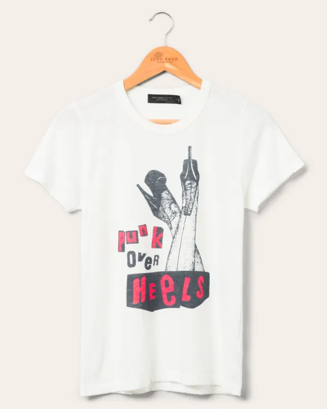 Women's Punk Over Heels Original Tee sold by Junk Food Clothing
