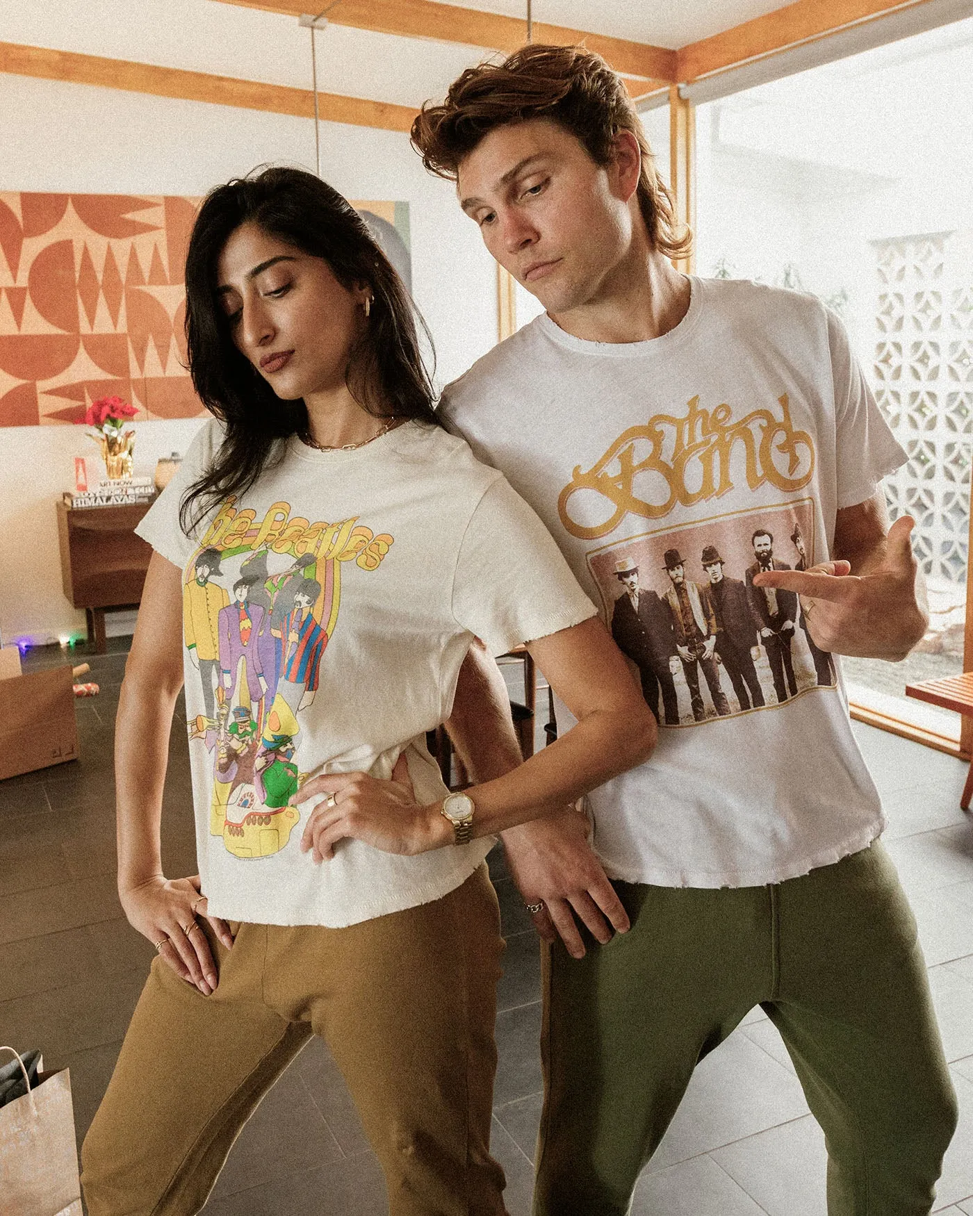 The Band Lineup Vintage Tee sold by Junk Food Clothing product image thumbnail 2