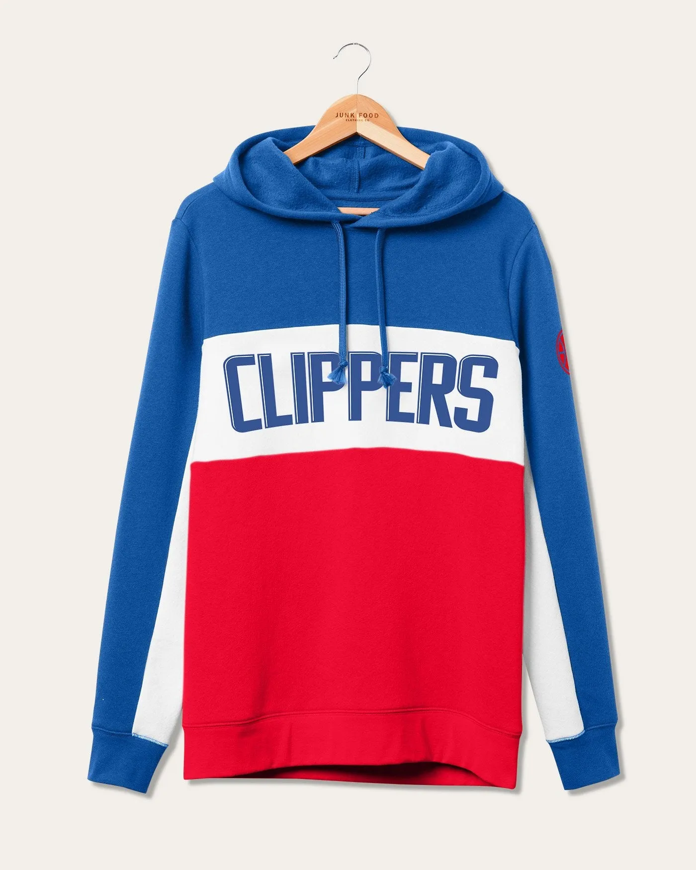 NBA Los Angeles Clippers Colorblock Hoodie sold by Junk Food Clothing