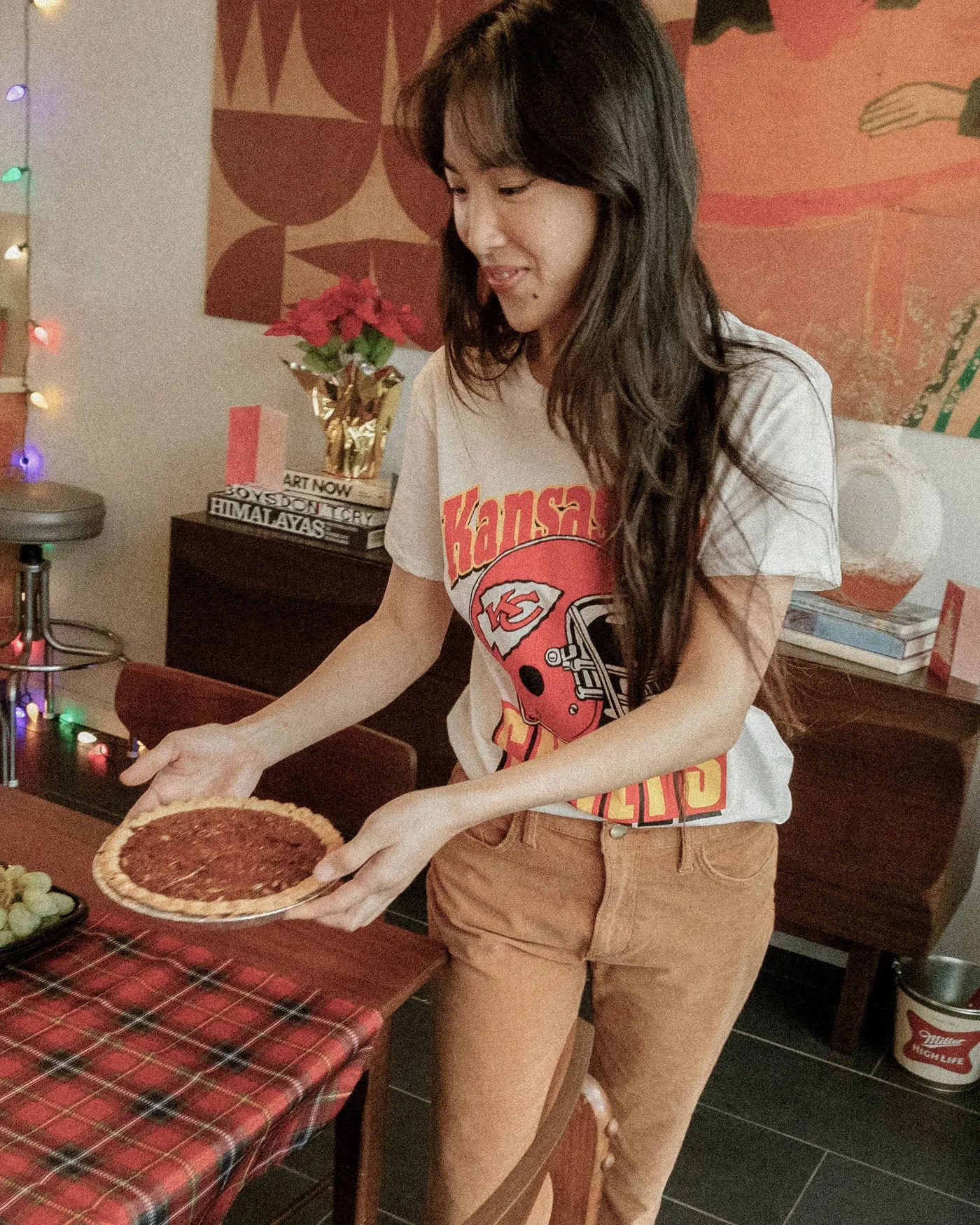 Women's Chiefs Helmet Girlfriend Tee sold by Junk Food Clothing product image thumbnail 2