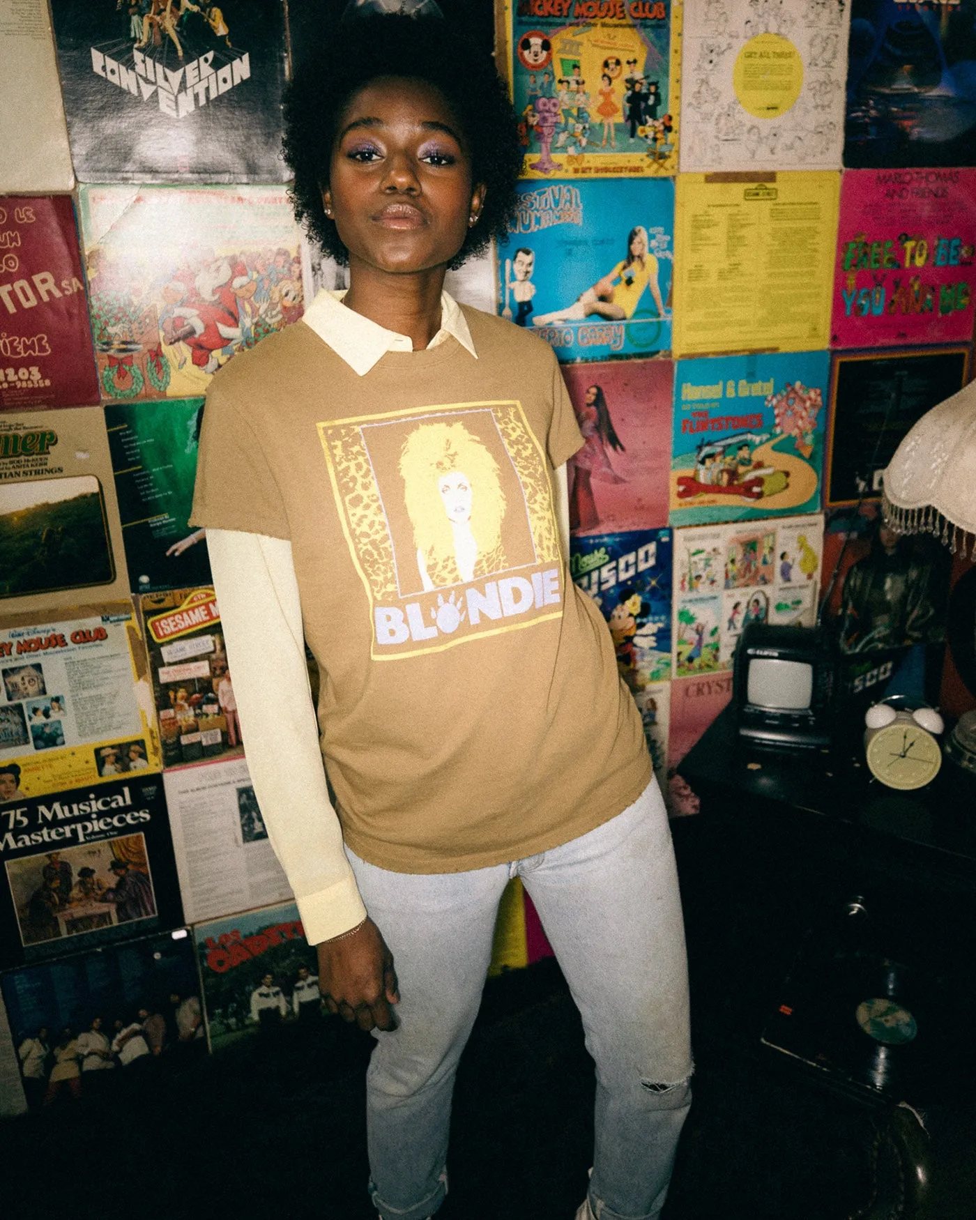 Women's Blondie 1982 Tour Vintage Tee sold by Junk Food Clothing product image thumbnail 3