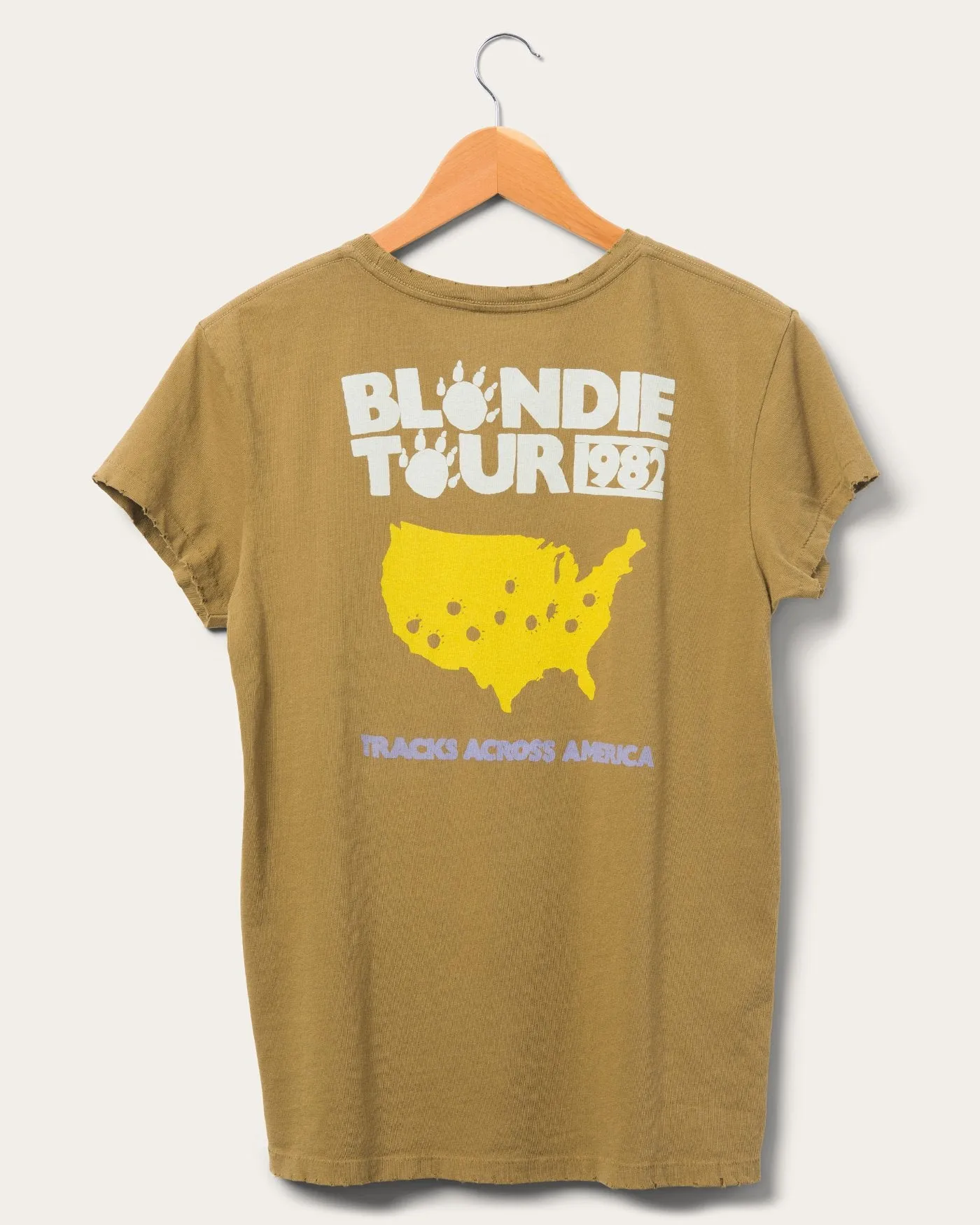 Women's Blondie 1982 Tour Vintage Tee sold by Junk Food Clothing product image thumbnail 2