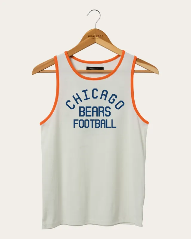 Women's NFL Chicago Bears Pop Binding Rib Tank sold by Junk Food Clothing