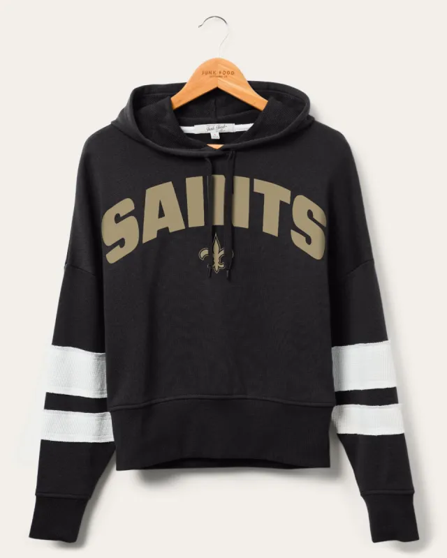 WOMENS SAINTS SIDELINE STRIPED FLEECE sold by Junk Food Clothing