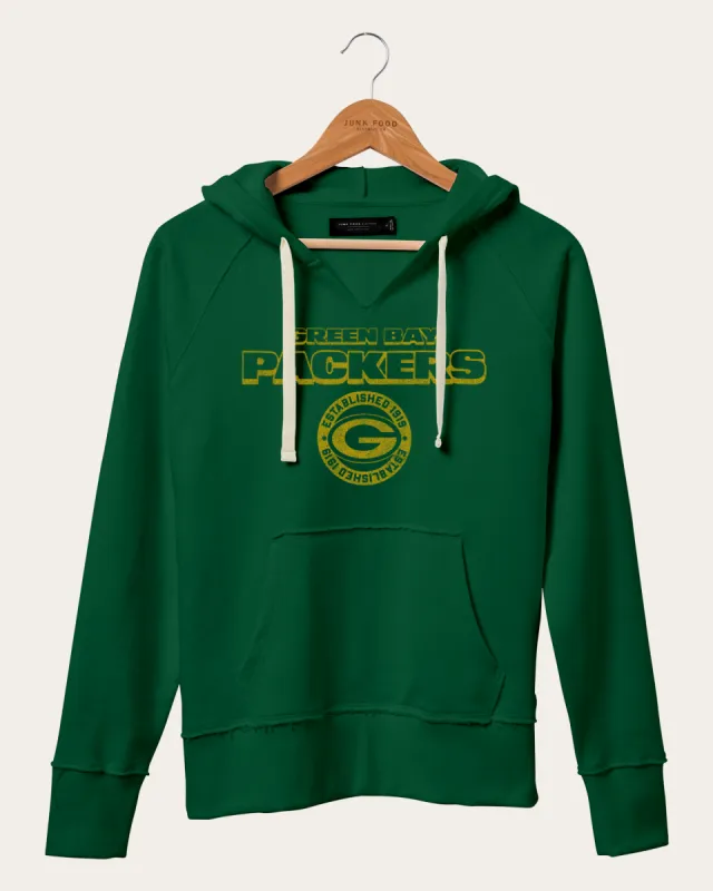 Women's NFL Green Bay Packers Raw Edge Hoodie sold by Junk Food Clothing