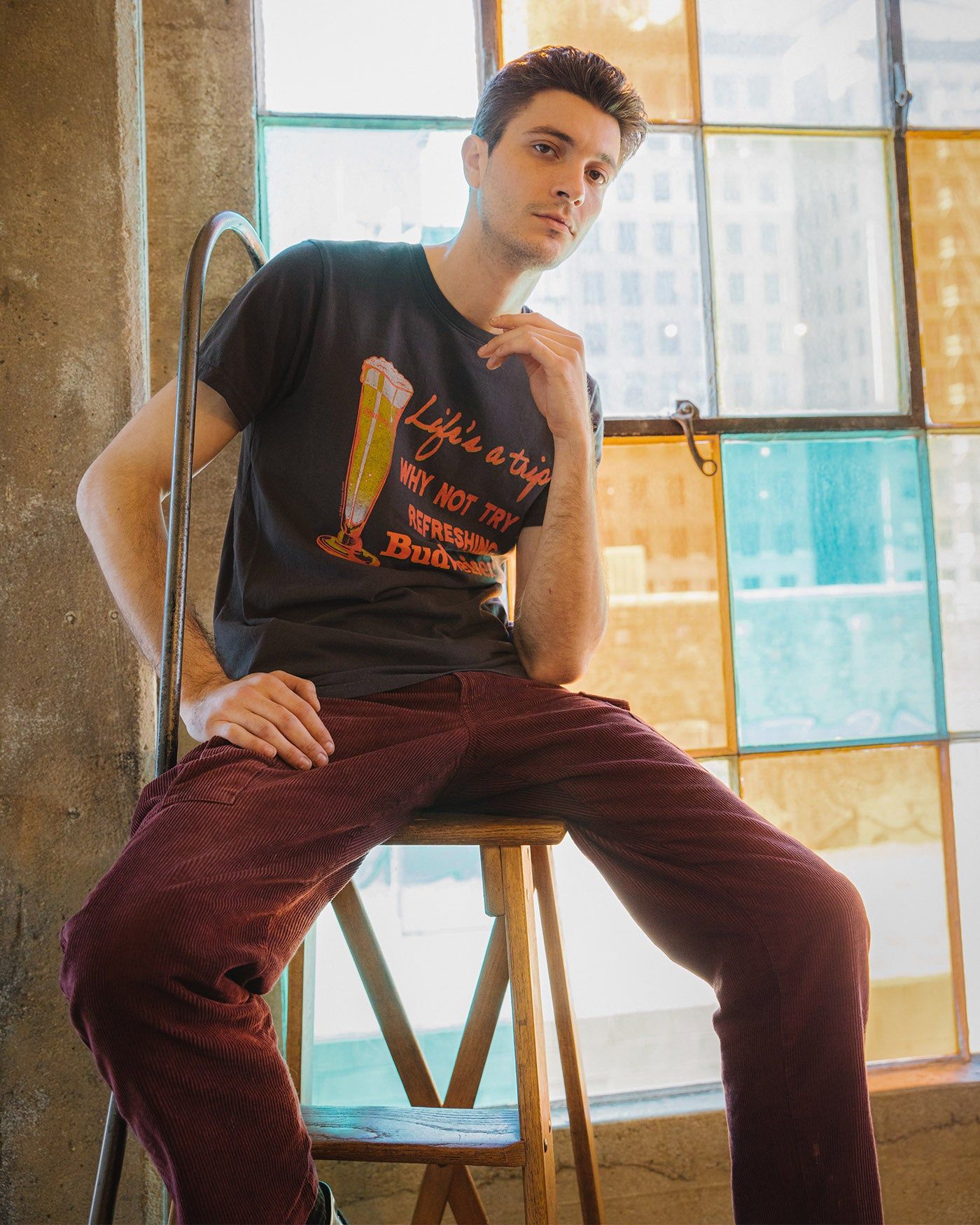 Budweiser Bud's a Trip Vintage Tee sold by Junk Food Clothing product image thumbnail 2