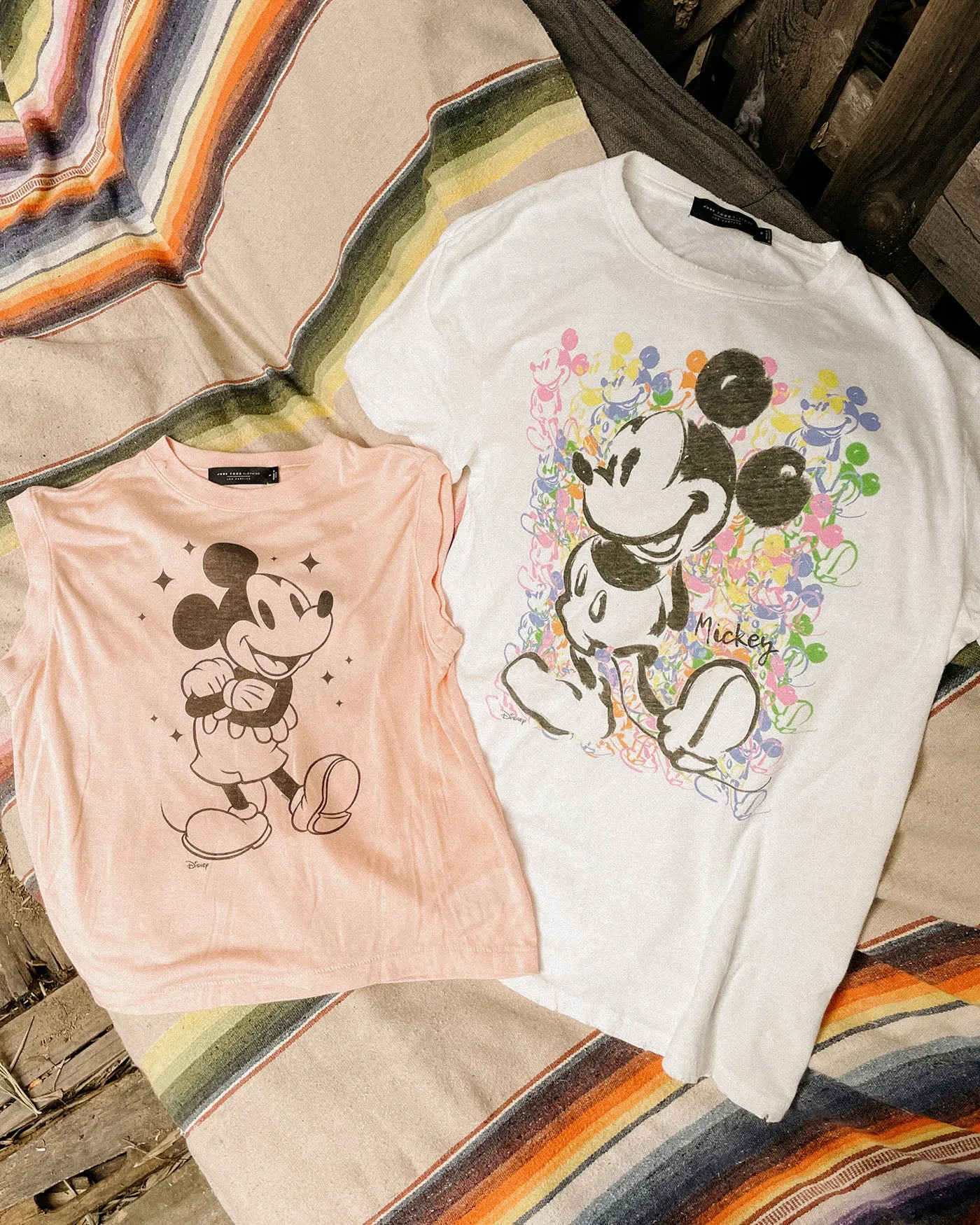 Women's Sparkle Mickey Vintage Tissue Tank sold by Junk Food Clothing product image thumbnail 3