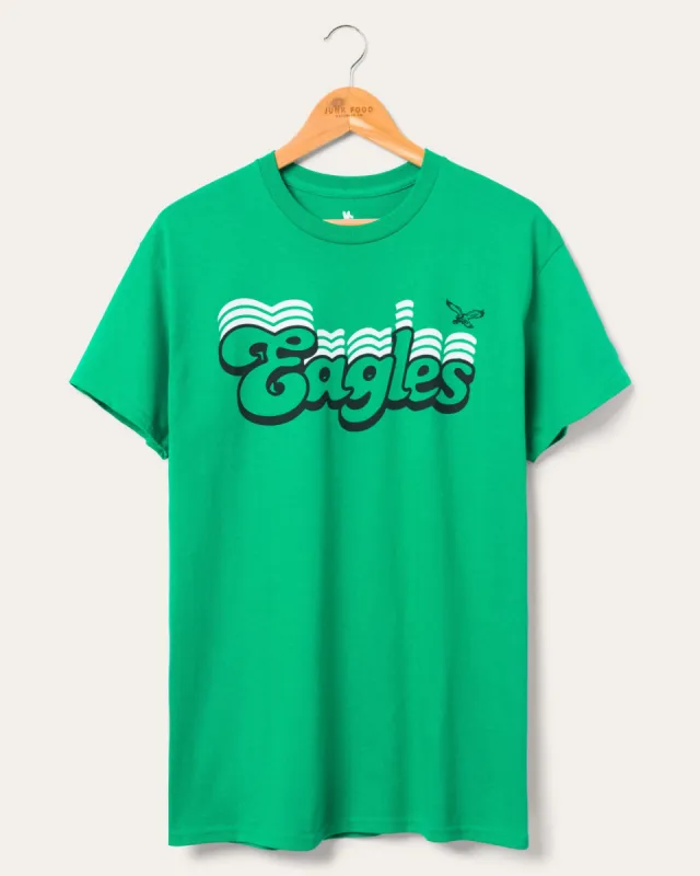 Philadelphia Eagles Retro Short Sleeve Tee sold by Junk Food Clothing