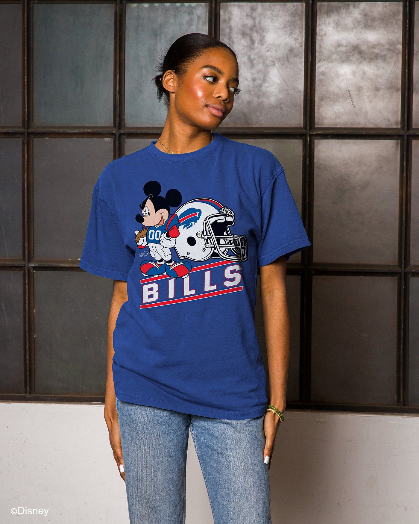 Bills Disney Mickey Came to Play Fan Tee sold by Junk Food Clothing product image thumbnail 2
