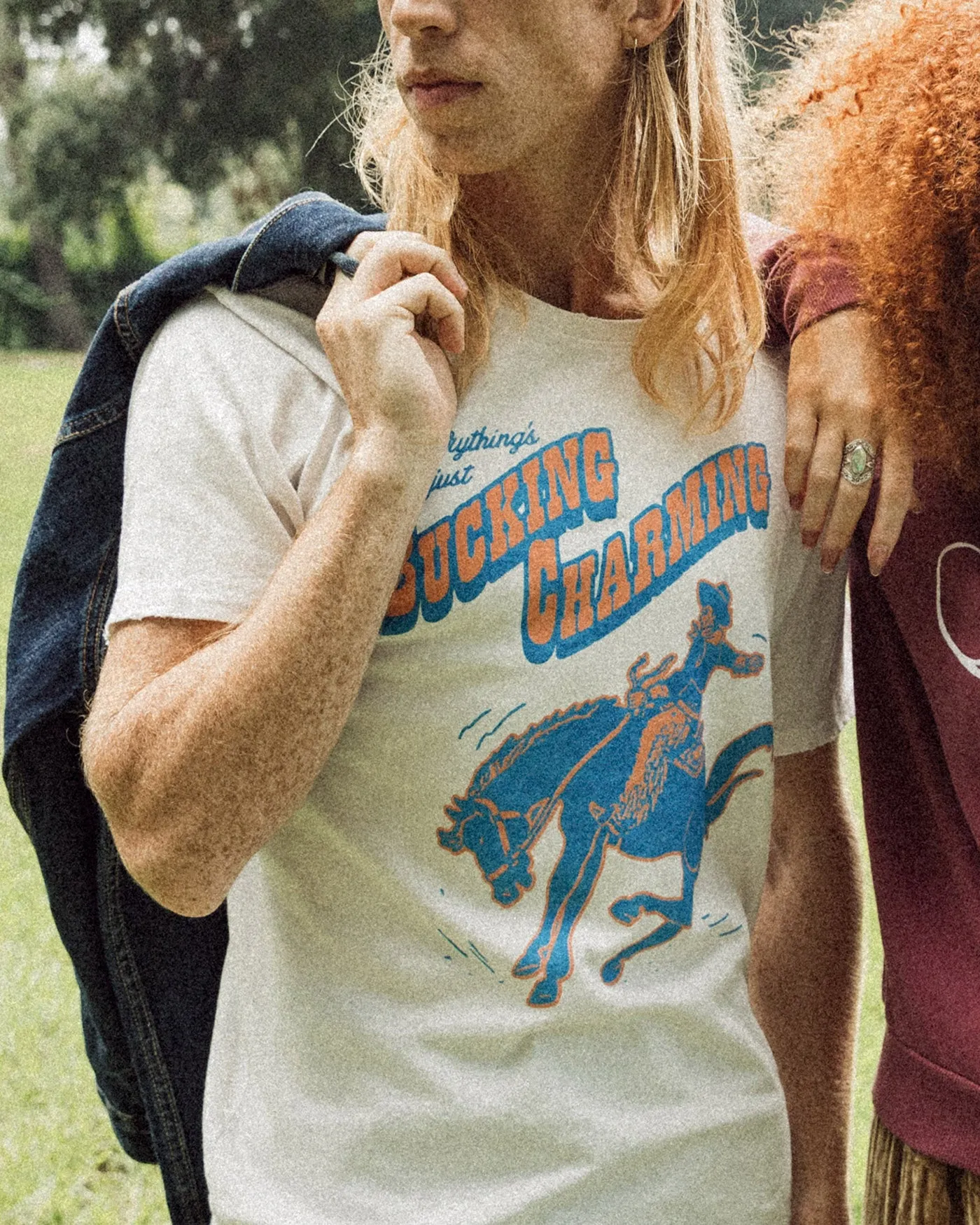 Bucking Charming Vintage Tee sold by Junk Food Clothing product image thumbnail 2