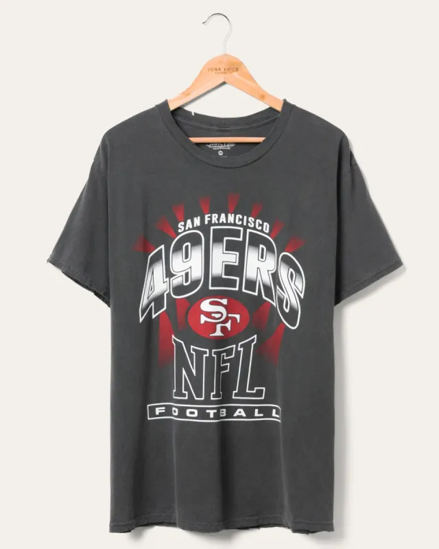 San Francisco 49ers Chrome Flea Market Tee sold by Junk Food Clothing