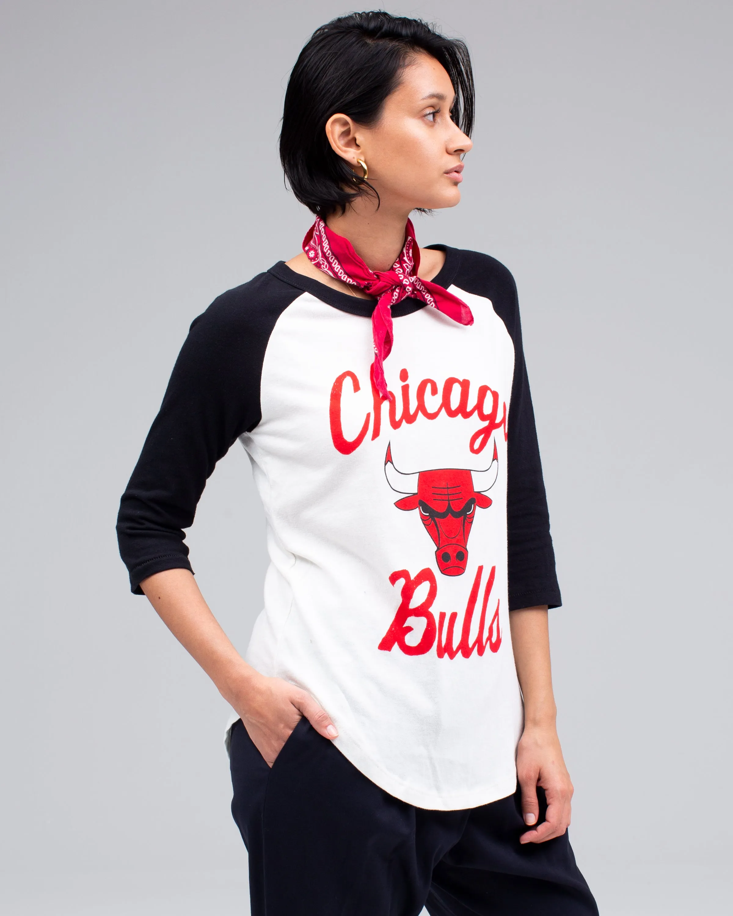 Women's Bulls Raglan sold by Junk Food Clothing product image thumbnail 4