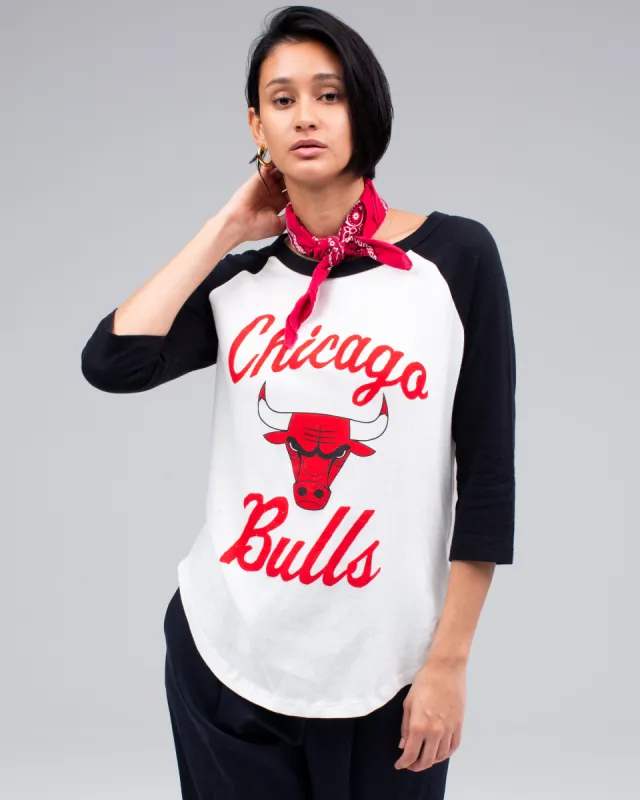Women's Bulls Raglan sold by Junk Food Clothing