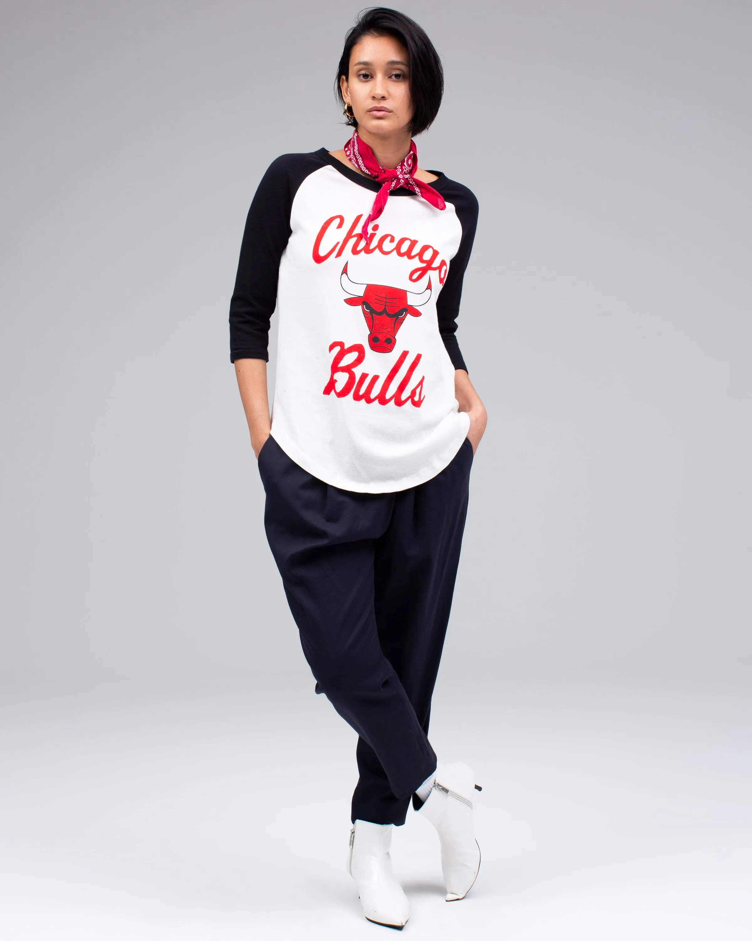 Women's Bulls Raglan sold by Junk Food Clothing product image thumbnail 5