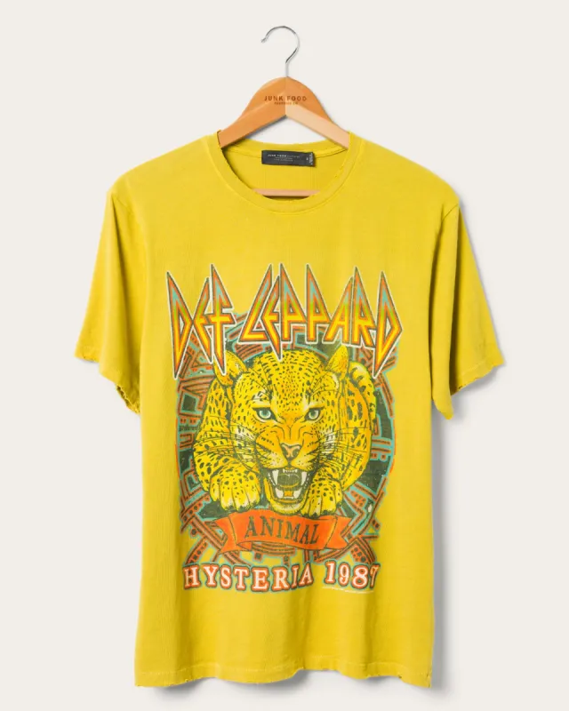Def Leppard Animal Vintage Tee sold by Junk Food Clothing