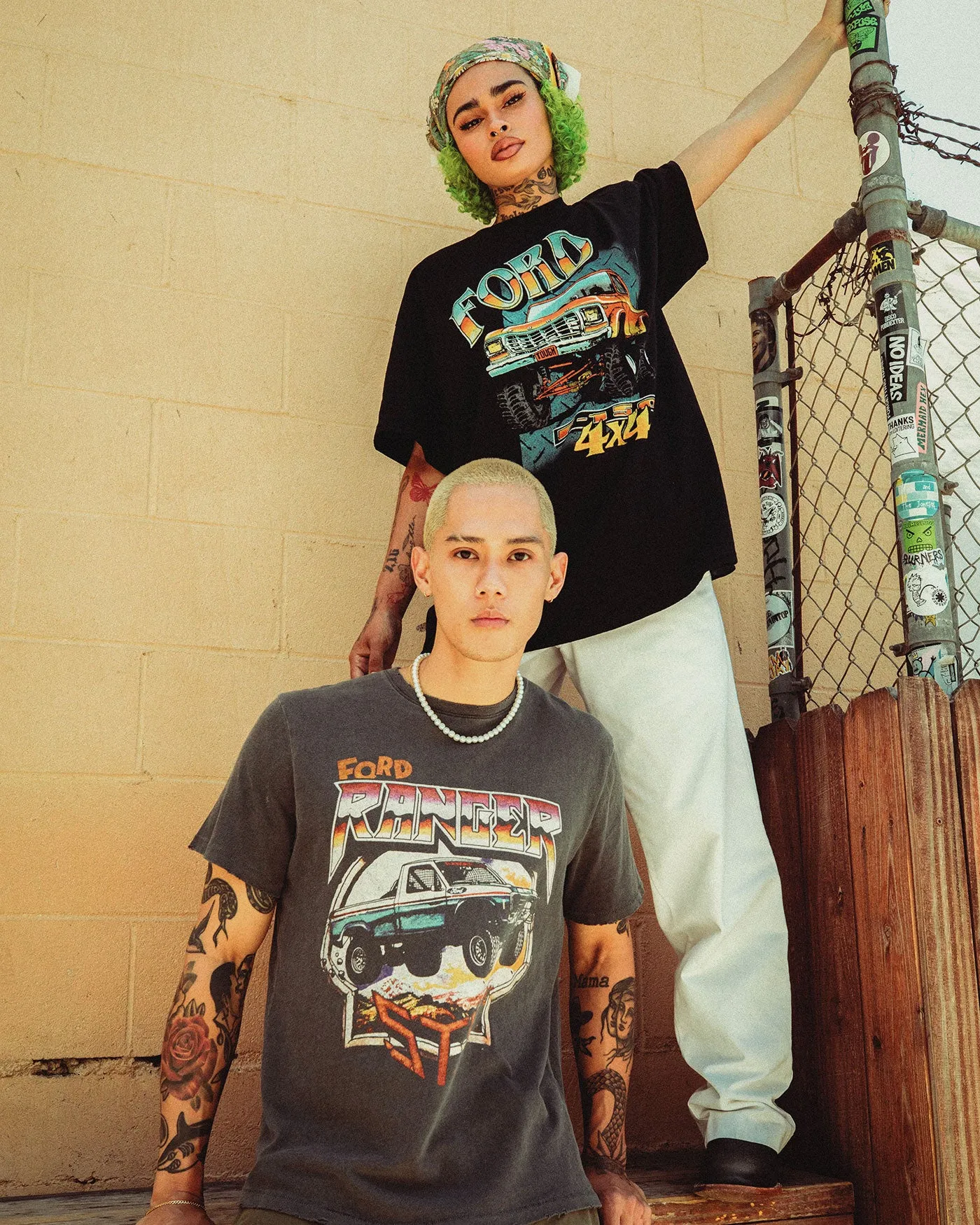 Ford 4X4 Flea Market Tee sold by Junk Food Clothing product image thumbnail 3