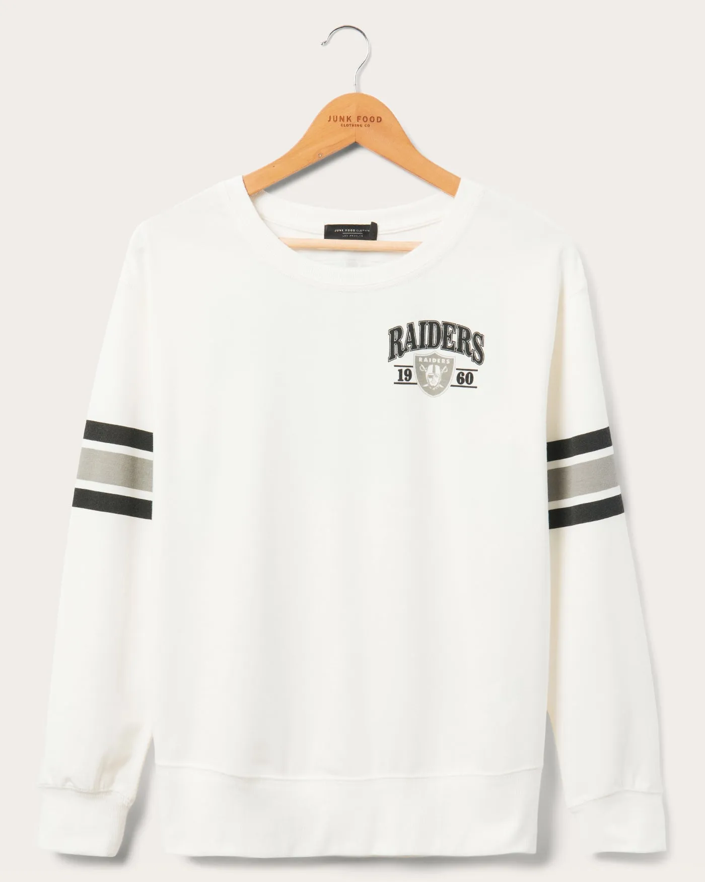 Womens Raiders Kickoff Crew sold by Junk Food Clothing