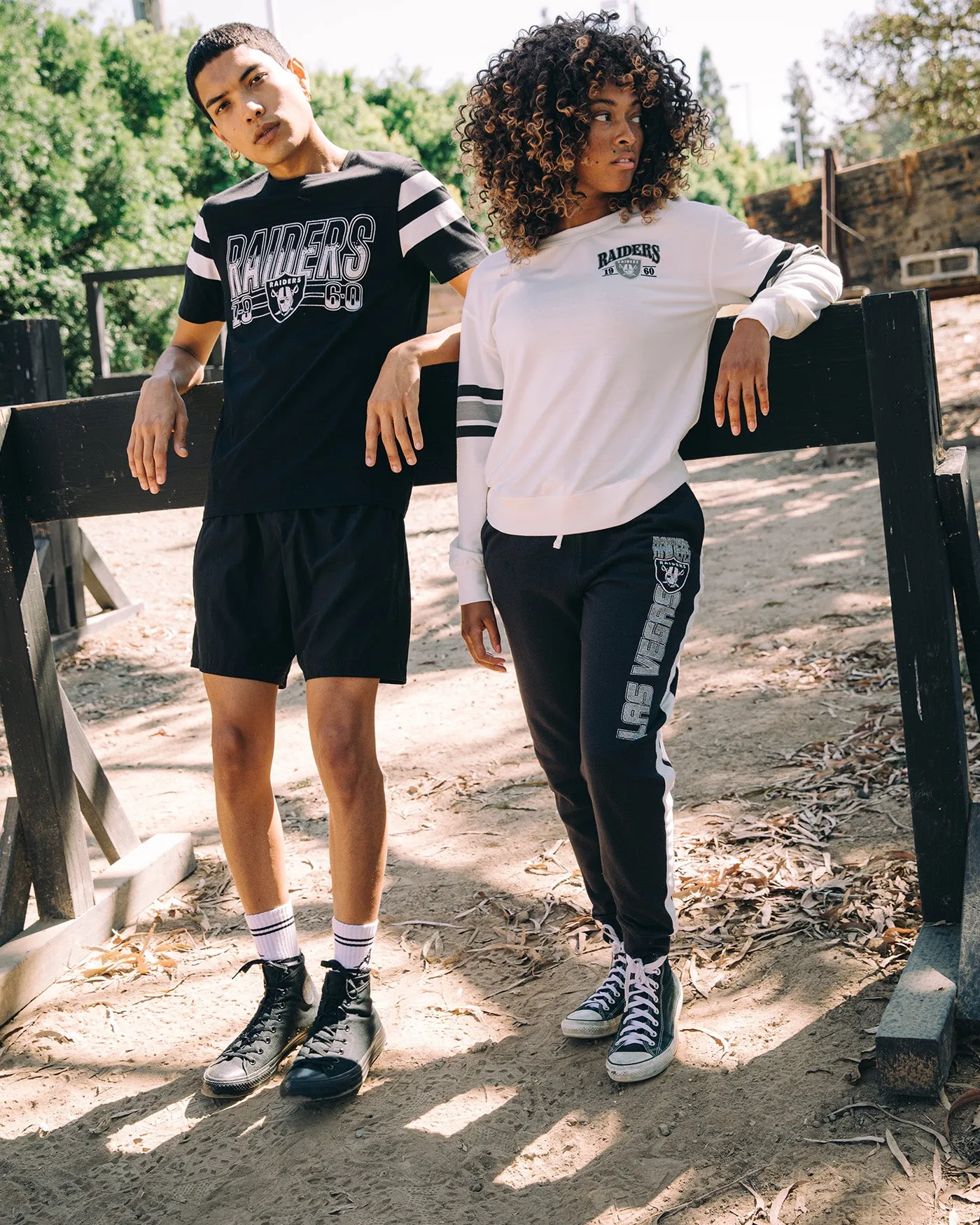 Womens Raiders Kickoff Crew sold by Junk Food Clothing product image thumbnail 3