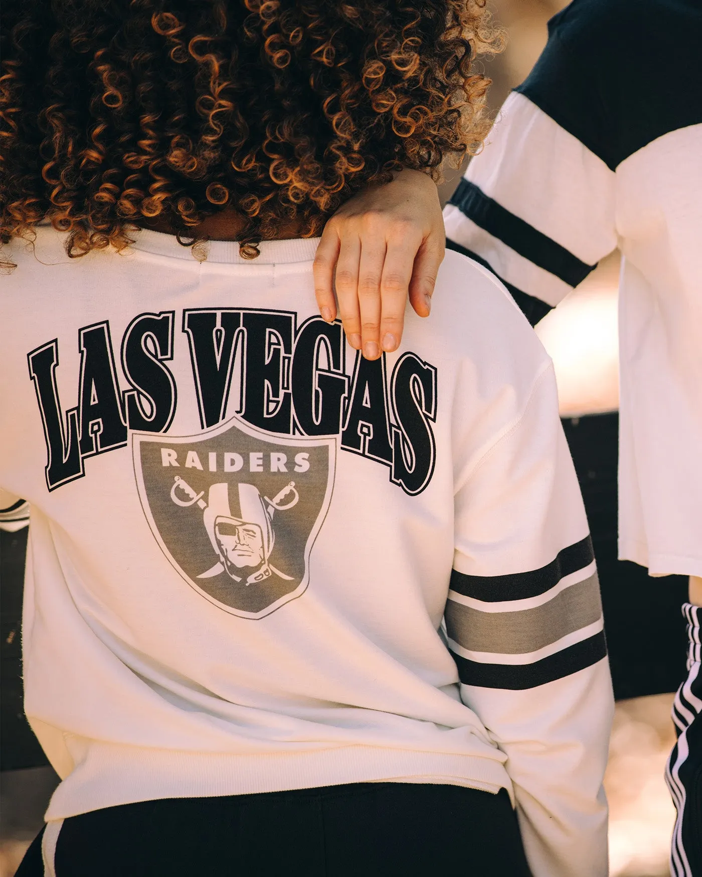 Womens Raiders Kickoff Crew sold by Junk Food Clothing product image thumbnail 4