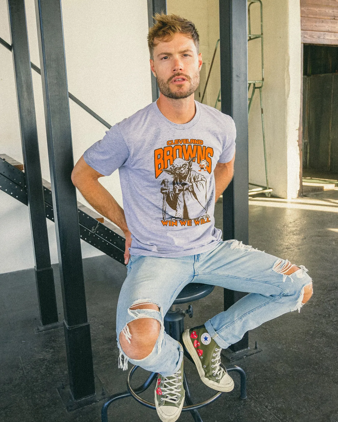 Browns Star Wars™ Yoda™ Win We Will Tee sold by Junk Food Clothing product image thumbnail 2